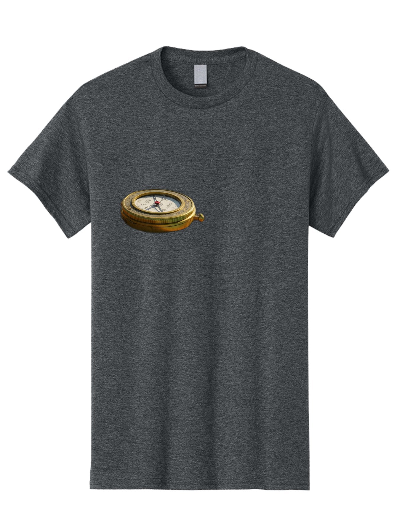 Compass Men'S Graphic Tee, 100% Cotton, Comfortable Casual Summer Wear, Machine Washable, Vintage Camera, Old Camera, Antique Camera, Black Camera, Classic Photography, Photography Equipment, Nostalgic Device, Film Camera, Camera Art Bag329 15