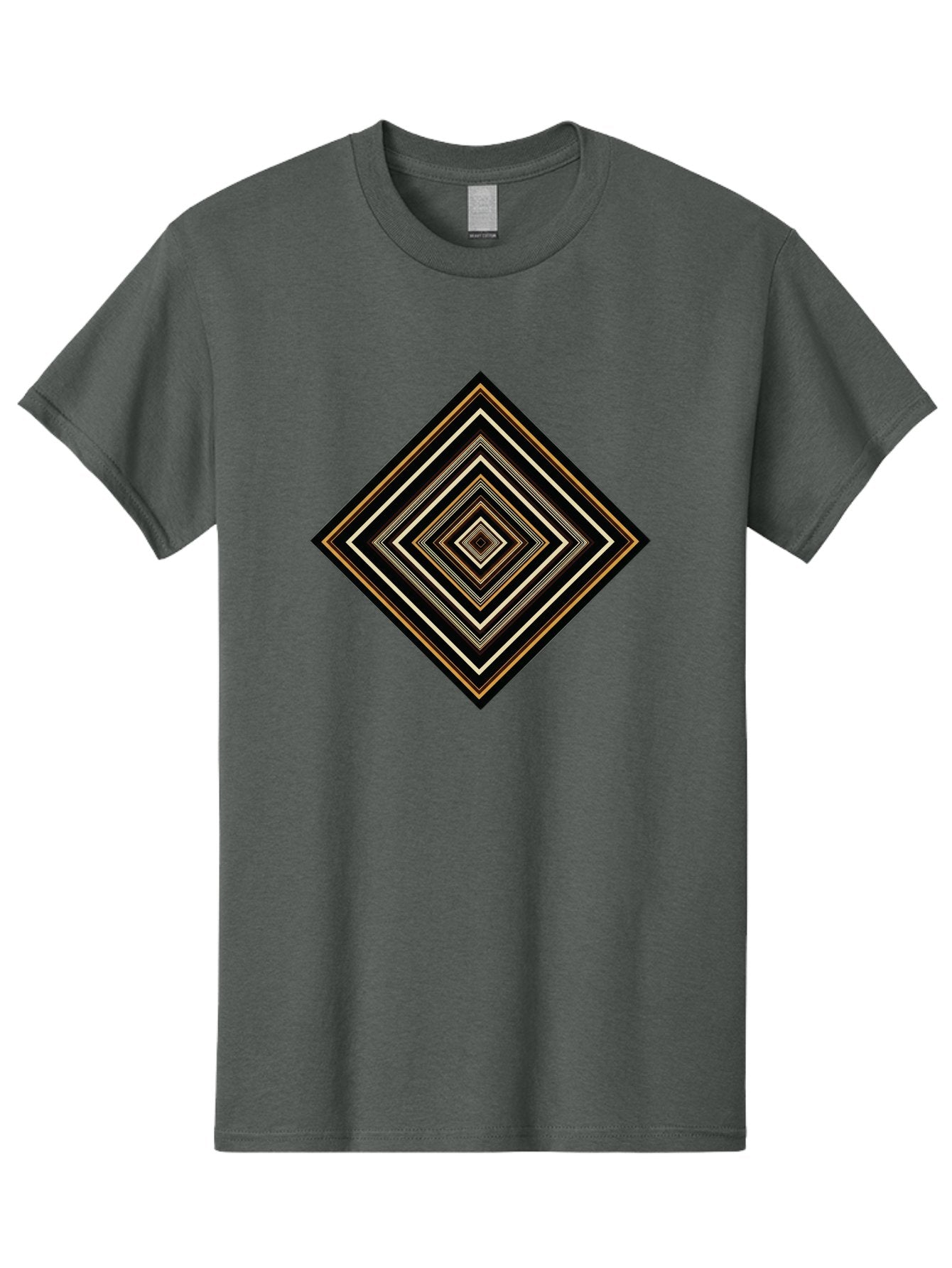 Concentric-Diamonds Men'S Graphic Tee, 100% Cotton, Comfortable Casual Summer Wear, Machine Washable, Vintage Camera, Old Camera, Antique Camera, Black Camera, Classic Photography, Photography Equipment, Nostalgic Device, Film Camera, Bag330