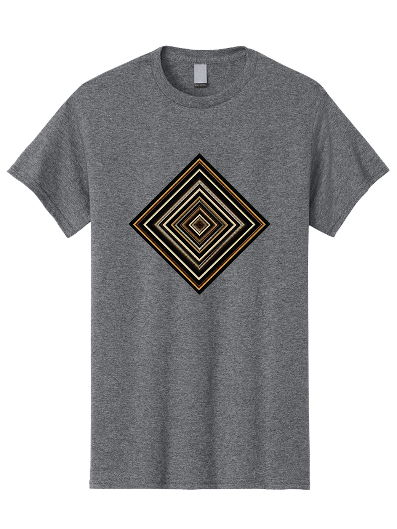 Concentric-Diamonds Men'S Graphic Tee, 100% Cotton, Comfortable Casual Summer Wear, Machine Washable, Vintage Camera, Old Camera, Antique Camera, Black Camera, Classic Photography, Photography Equipment, Nostalgic Device, Film Camera, Bag330 13