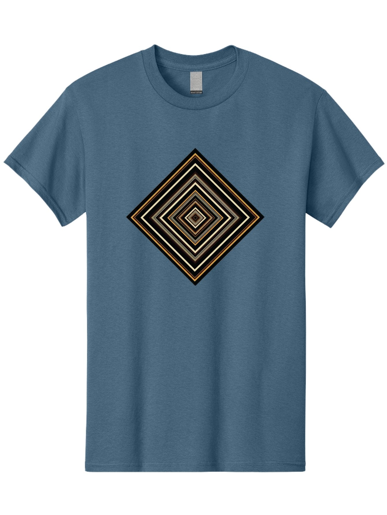 Concentric-Diamonds Men'S Graphic Tee, 100% Cotton, Comfortable Casual Summer Wear, Machine Washable, Vintage Camera, Old Camera, Antique Camera, Black Camera, Classic Photography, Photography Equipment, Nostalgic Device, Film Camera, Bag330 3