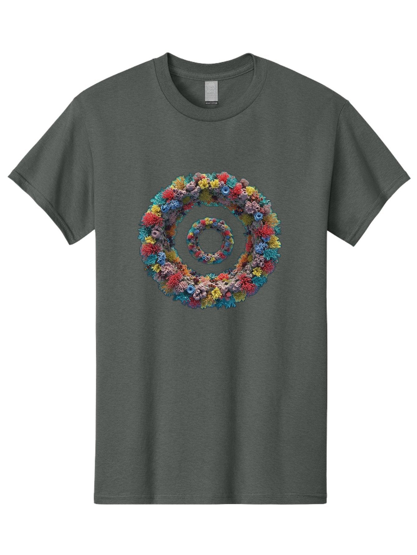 Coral-Spiral Men'S Graphic Tee, 100% Cotton, Comfortable Casual Summer Wear, Machine Washable, Vintage Camera, Old Camera, Antique Camera, Black Camera, Classic Photography, Photography Equipment, Nostalgic Device, Film Camera, Camera Art Bag336 4
