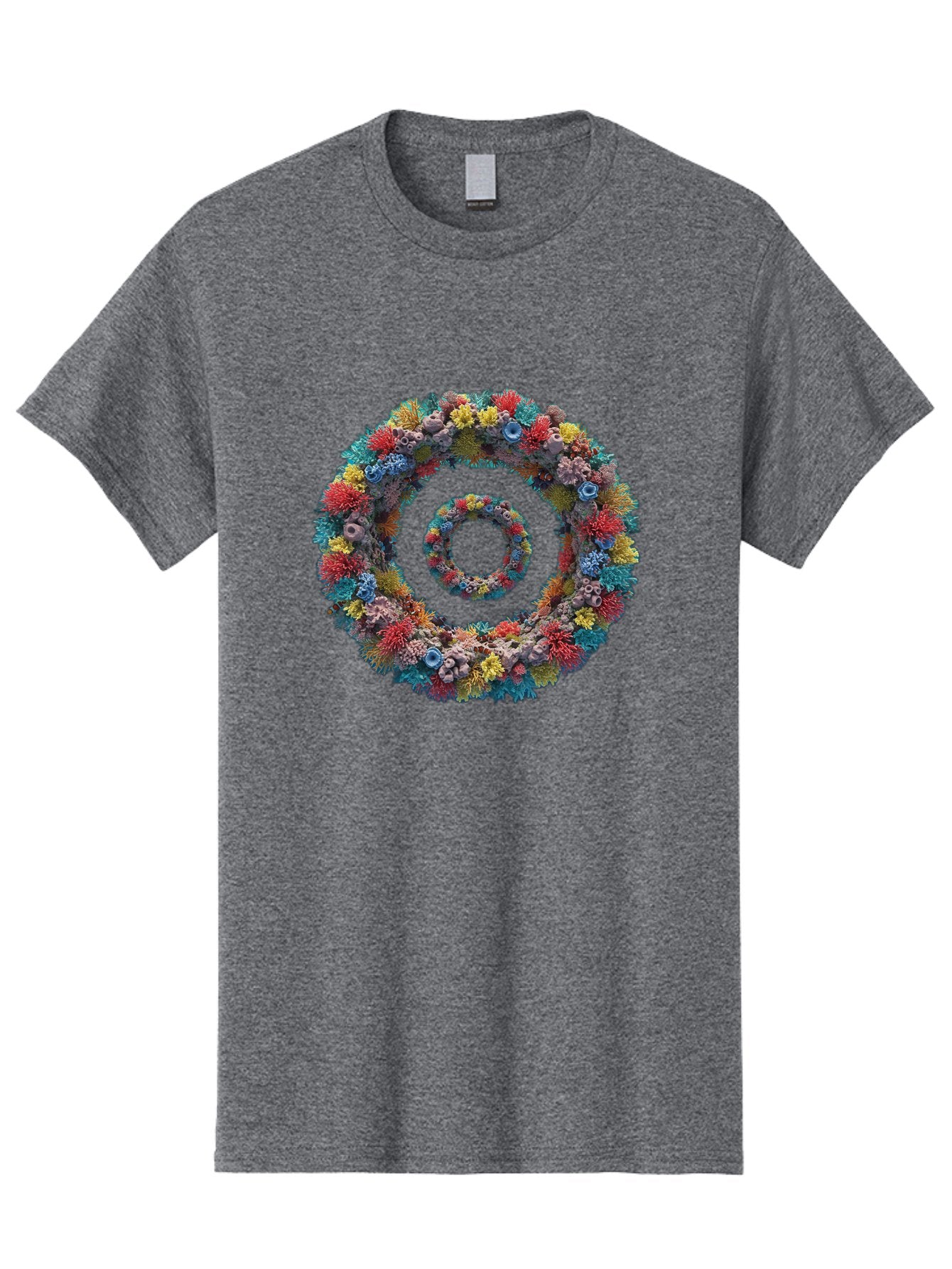 Coral-Spiral Men'S Graphic Tee, 100% Cotton, Comfortable Casual Summer Wear, Machine Washable, Vintage Camera, Old Camera, Antique Camera, Black Camera, Classic Photography, Photography Equipment, Nostalgic Device, Film Camera, Camera Art Bag336
