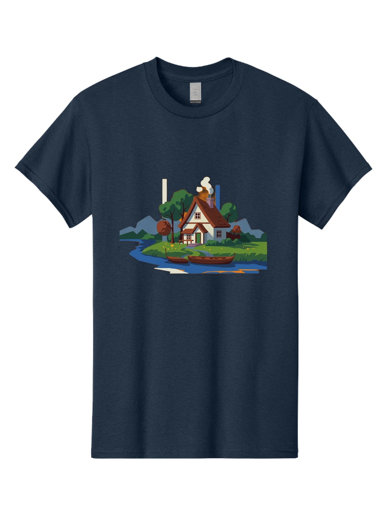 Cottage-By-Water Men'S Graphic Tee, 100% Cotton, Comfortable Casual Summer Wear, Machine Washable, Vintage Camera, Old Camera, Antique Camera, Black Camera, Classic Photography, Photography Equipment, Nostalgic Device, Film Camera, Camera Art Bag343 8