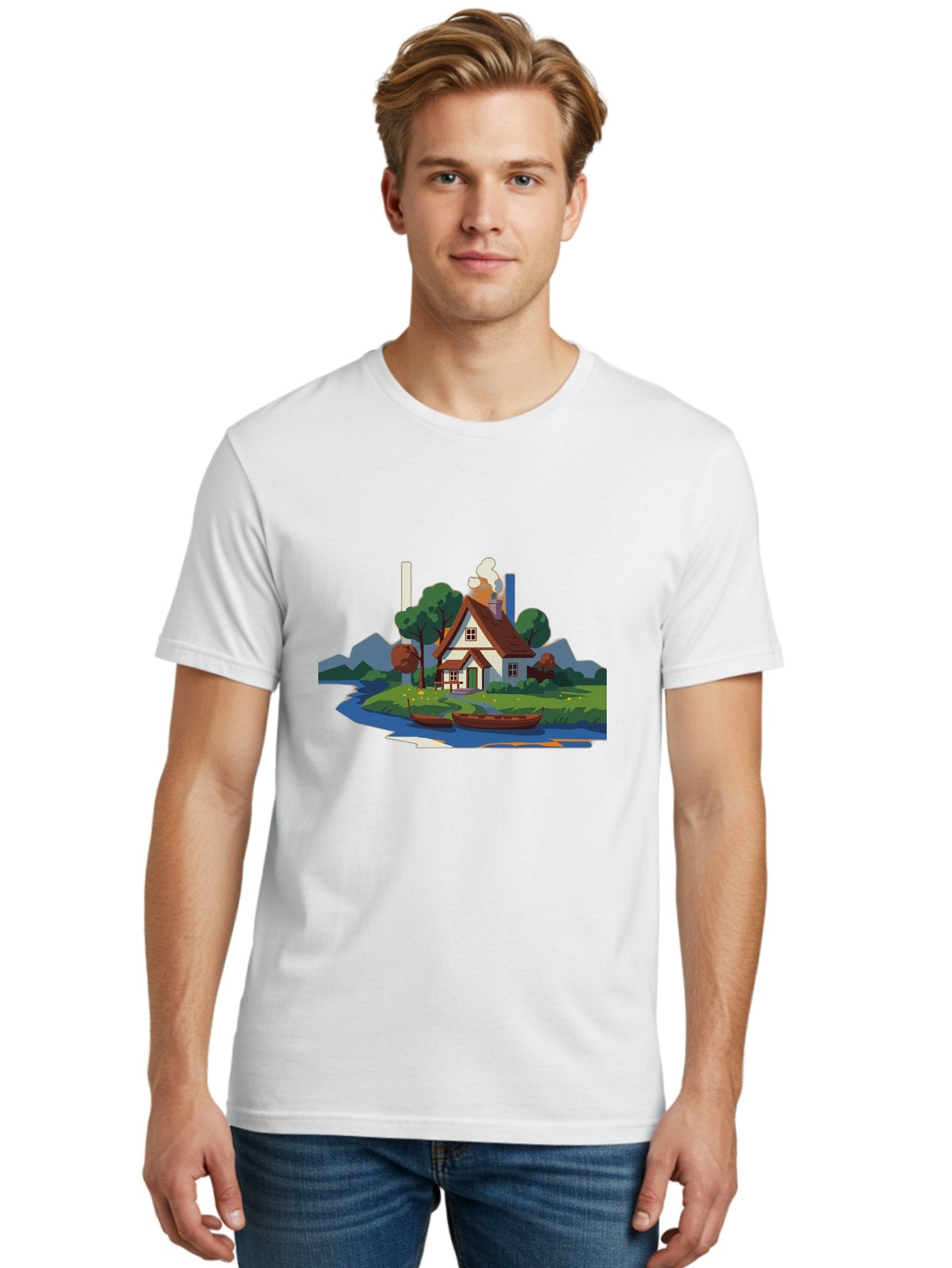 Cottage-By-Water Men'S Graphic Tee, 100% Cotton, Comfortable Casual Summer Wear, Machine Washable, Vintage Camera, Old Camera, Antique Camera, Black Camera, Classic Photography, Photography Equipment, Nostalgic Device, Film Camera, Camera Art Bag343 24