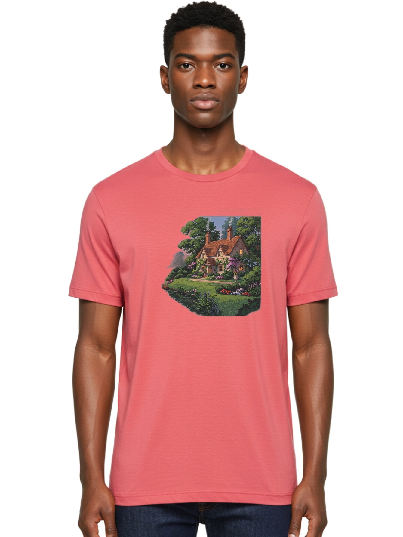 Cottage-Garden-Paradise Men'S Graphic Tee, 100% Cotton, Comfortable Casual Summer Wear, Machine Washable, Vintage Camera, Old Camera, Antique Camera, Black Camera, Classic Photography, Photography Equipment, Nostalgic Device, Film Camera, Bag344 18