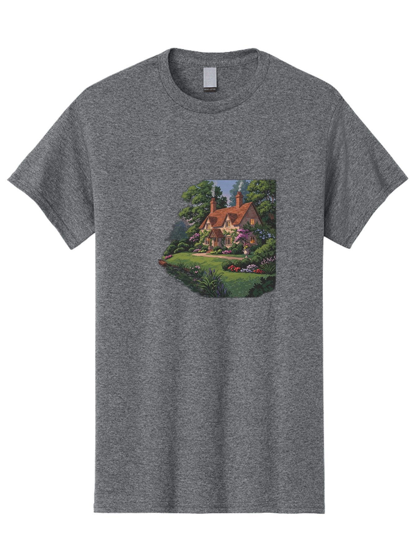 Cottage-Garden-Paradise Men'S Graphic Tee, 100% Cotton, Comfortable Casual Summer Wear, Machine Washable, Vintage Camera, Old Camera, Antique Camera, Black Camera, Classic Photography, Photography Equipment, Nostalgic Device, Film Camera, Bag344 3