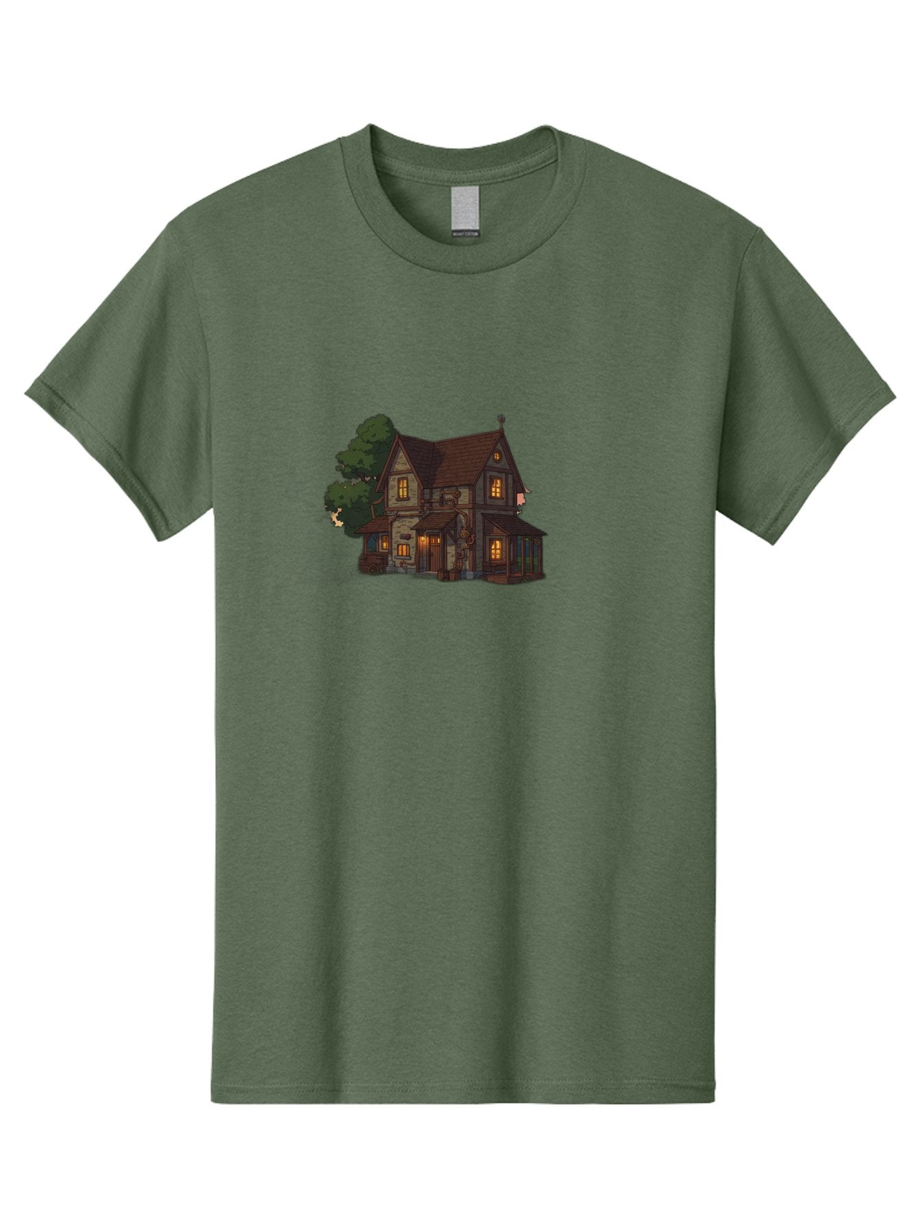 Cottage Men'S Graphic Tee, 100% Cotton, Comfortable Casual Summer Wear, Machine Washable, Vintage Camera, Old Camera, Antique Camera, Black Camera, Classic Photography, Photography Equipment, Nostalgic Device, Film Camera, Camera Art Bag345 7