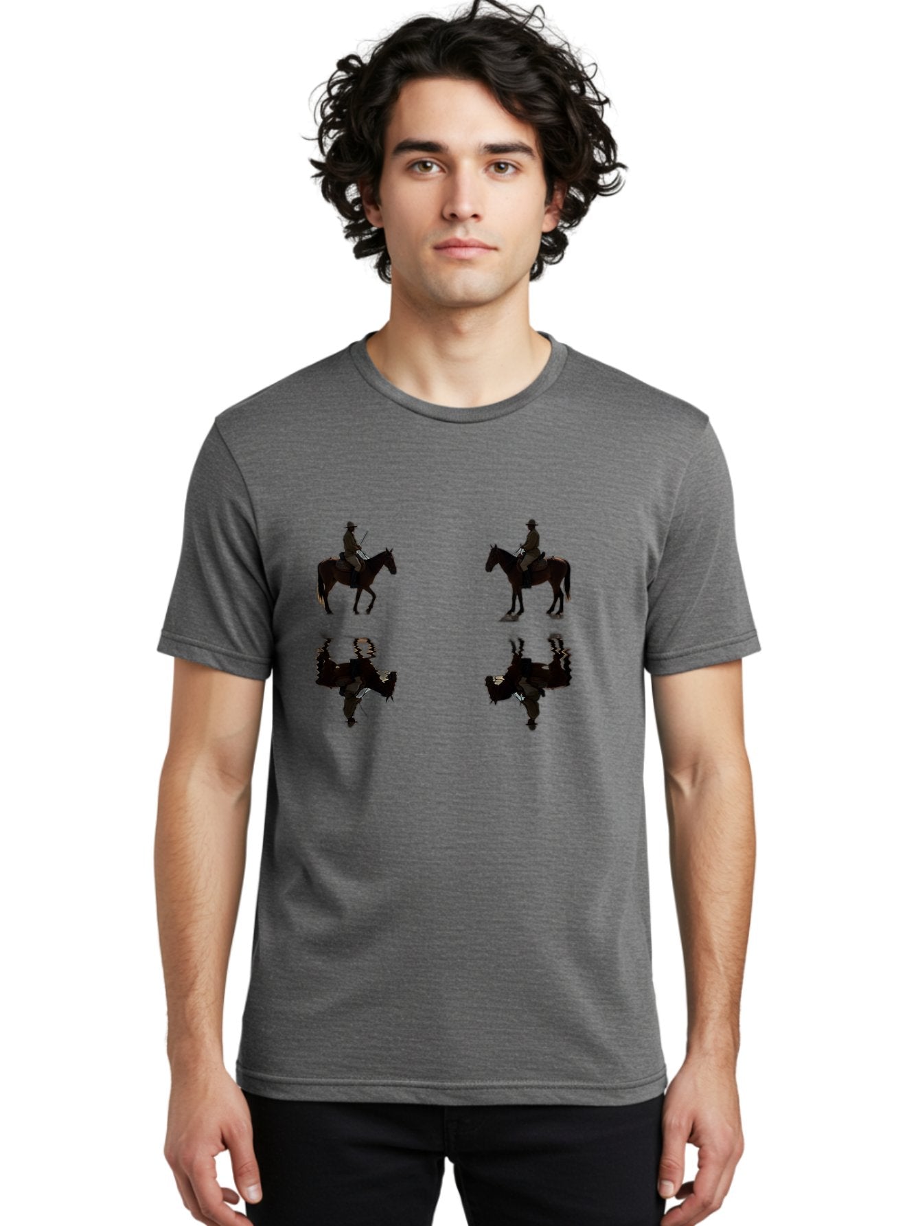 Cowboy-Silhouettes Men'S Graphic Tee, 100% Cotton, Comfortable Casual Summer Wear, Machine Washable, Vintage Camera, Old Camera, Antique Camera, Black Camera, Classic Photography, Photography Equipment, Nostalgic Device, Film Camera, Bag349 20