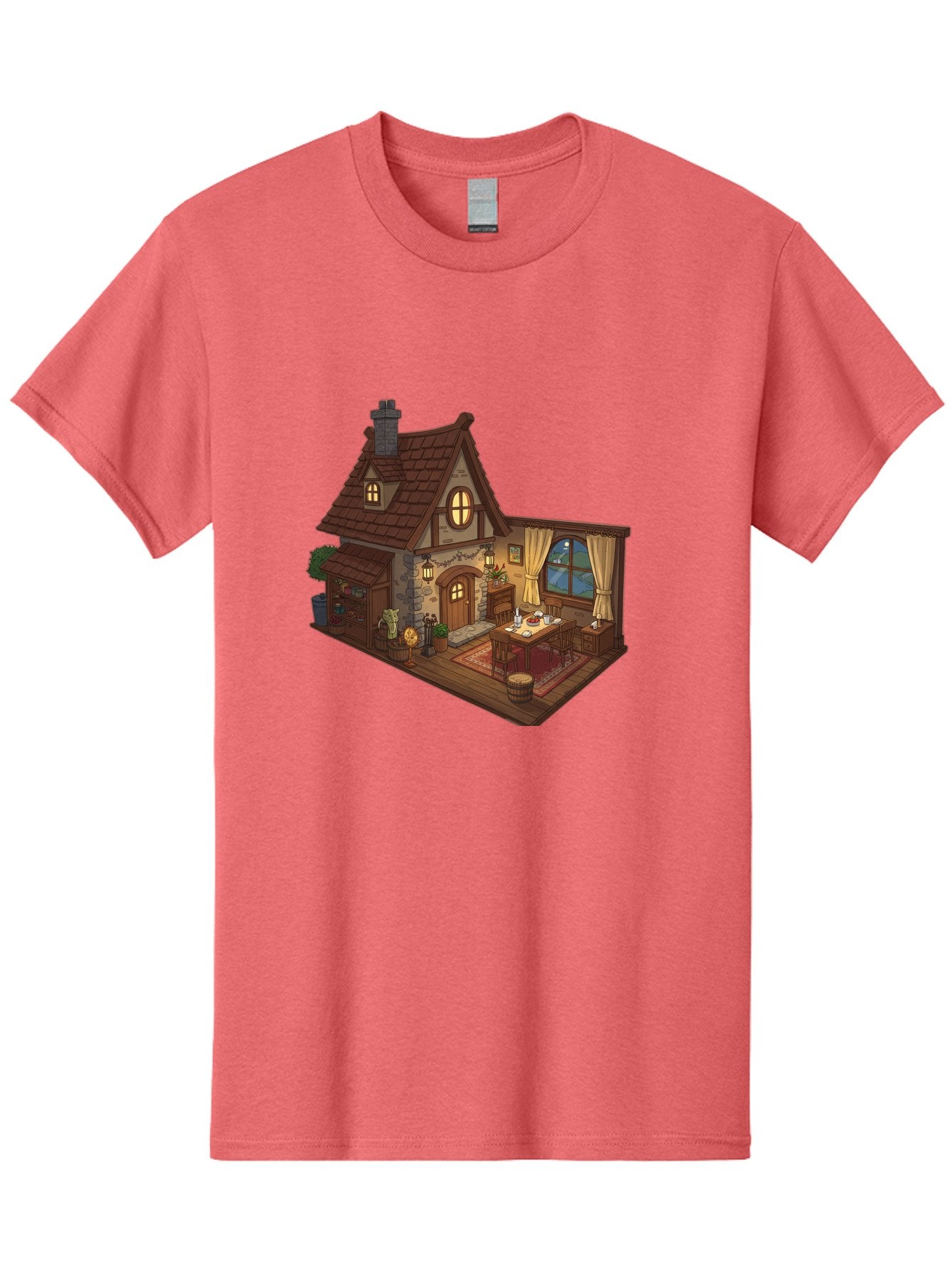 Cozy-Cottage-1 Men'S Graphic Tee, 100% Cotton, Comfortable Casual Summer Wear, Machine Washable, Vintage Camera, Old Camera, Antique Camera, Black Camera, Classic Photography, Photography Equipment, Nostalgic Device, Film Camera, Camera Art Bag350 11