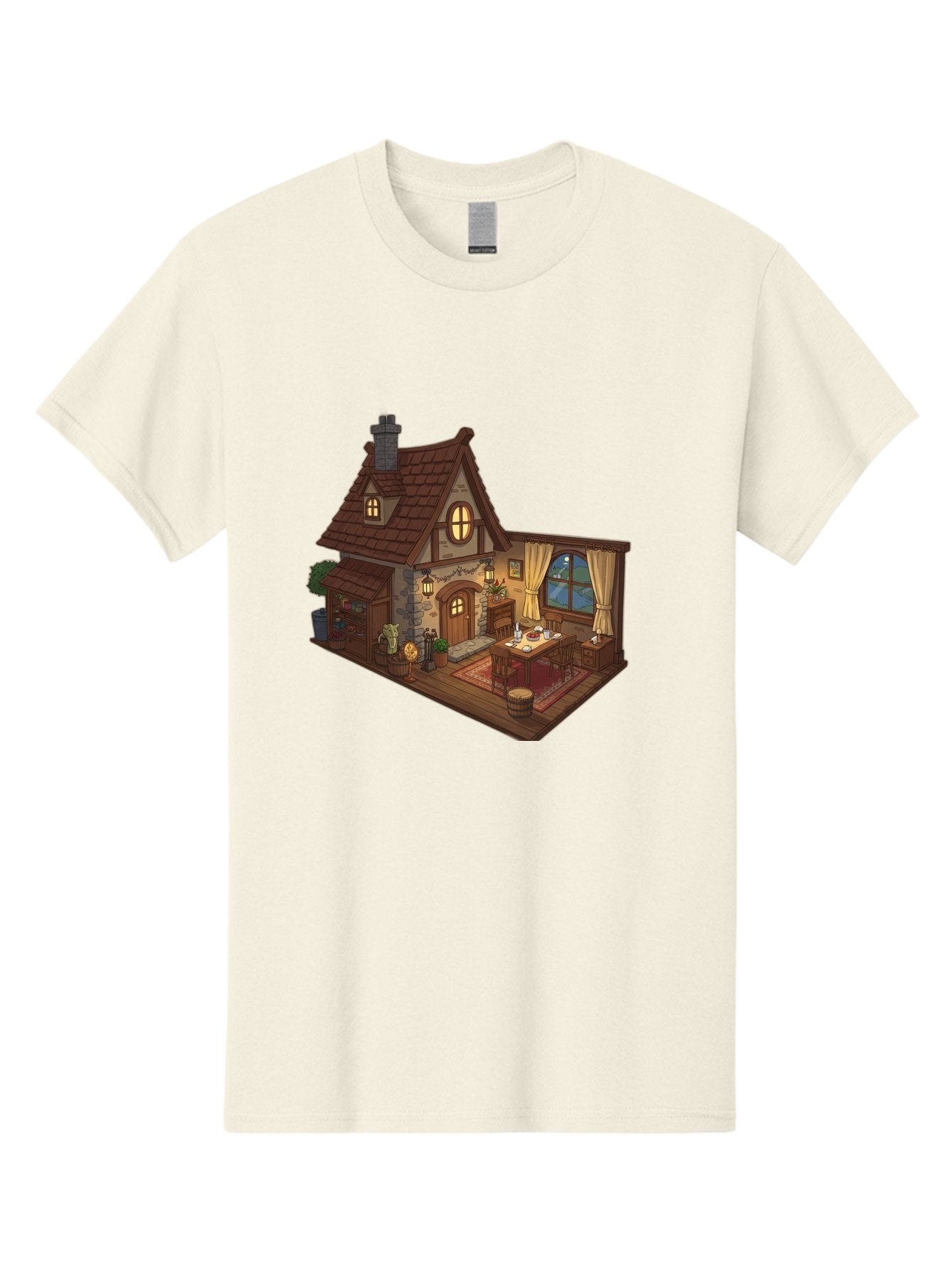 Cozy-Cottage-1 Men'S Graphic Tee, 100% Cotton, Comfortable Casual Summer Wear, Machine Washable, Vintage Camera, Old Camera, Antique Camera, Black Camera, Classic Photography, Photography Equipment, Nostalgic Device, Film Camera, Camera Art Bag350 7