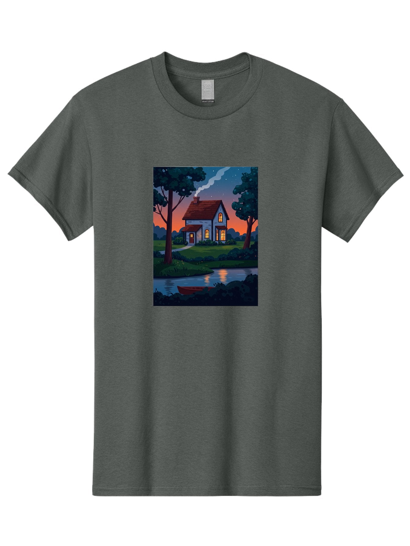 Cozy-House-By-The-River Men'S Graphic Tee, 100% Cotton, Comfortable Casual Summer Wear, Machine Washable, Vintage Camera, Old Camera, Antique Camera, Black Camera, Classic Photography, Photography Equipment, Nostalgic Device, Film Camera, Bag352 4