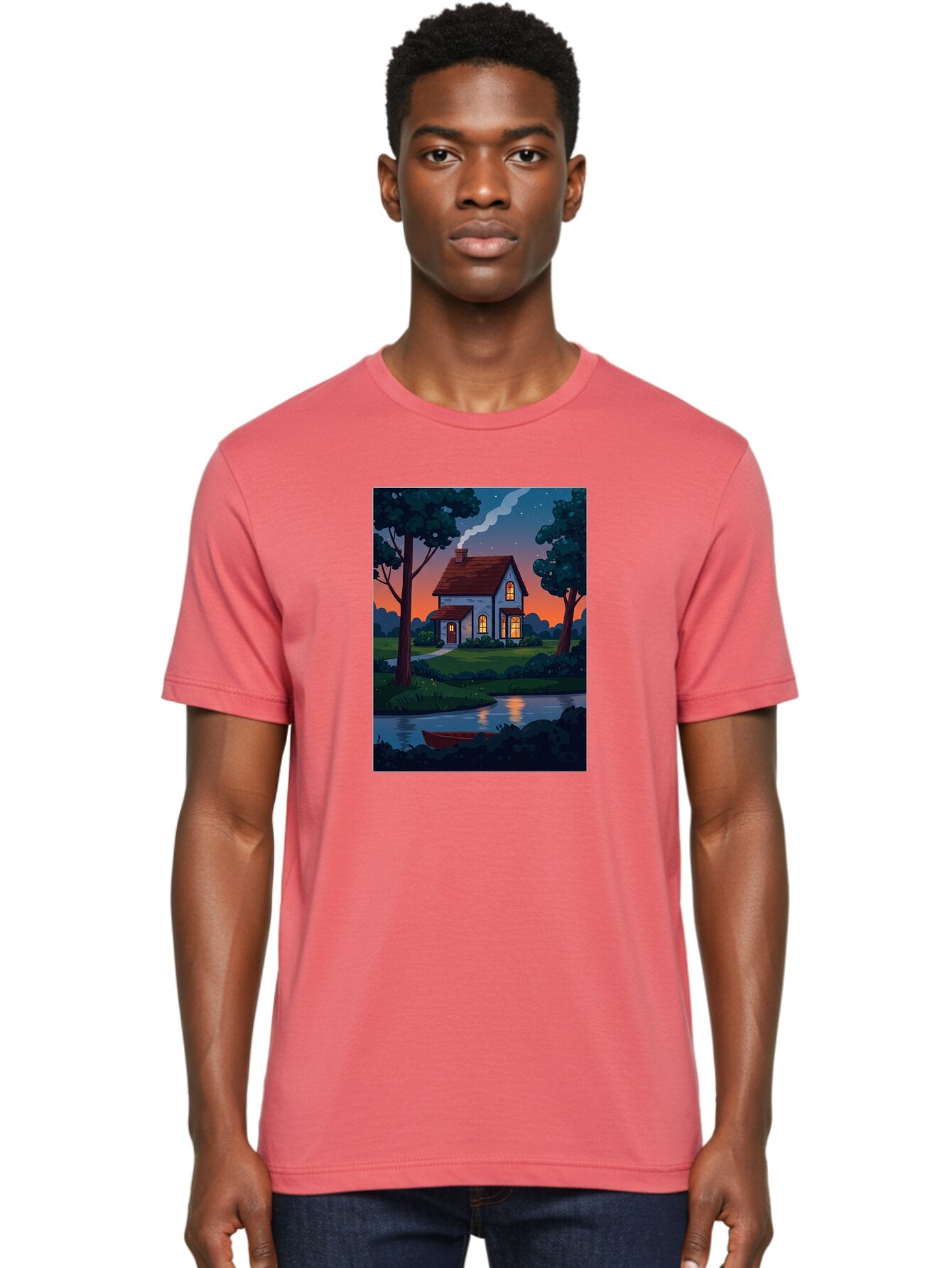 Cozy-House-By-The-River Men'S Graphic Tee, 100% Cotton, Comfortable Casual Summer Wear, Machine Washable, Vintage Camera, Old Camera, Antique Camera, Black Camera, Classic Photography, Photography Equipment, Nostalgic Device, Film Camera, Bag352 26