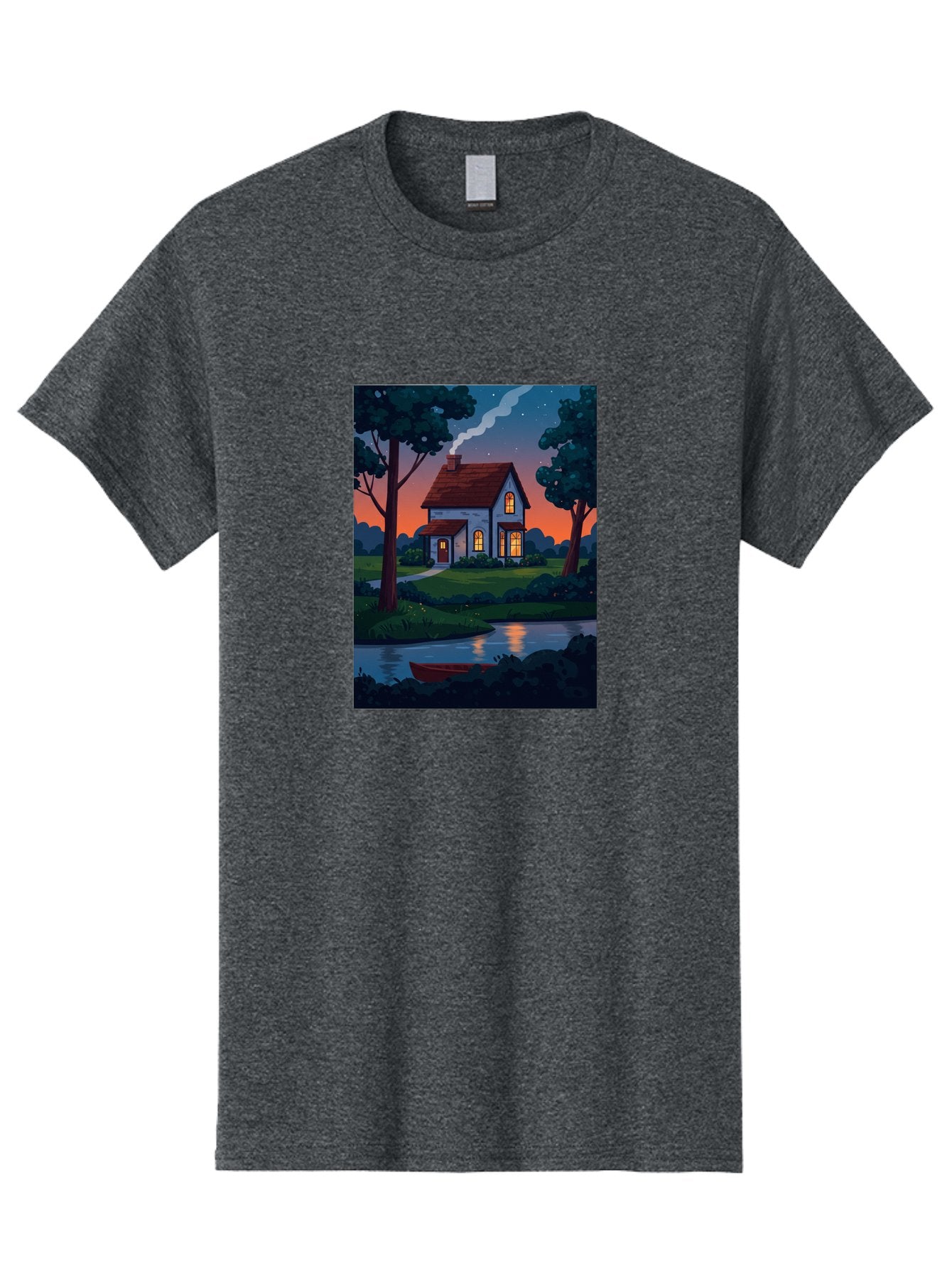 Cozy-House-By-The-River Men'S Graphic Tee, 100% Cotton, Comfortable Casual Summer Wear, Machine Washable, Vintage Camera, Old Camera, Antique Camera, Black Camera, Classic Photography, Photography Equipment, Nostalgic Device, Film Camera, Bag352