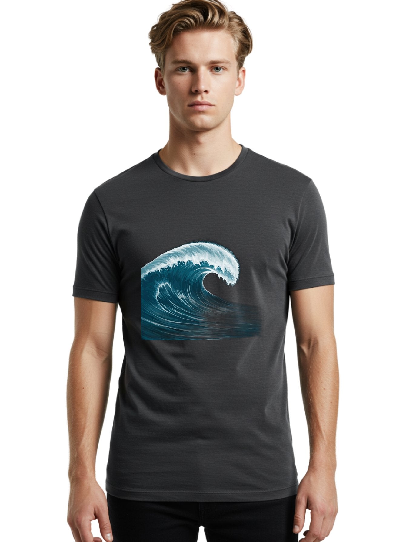 Crashing-Wave Men'S Graphic Tee, 100% Cotton, Comfortable Casual Summer Wear, Machine Washable, Vintage Camera, Old Camera, Antique Camera, Black Camera, Classic Photography, Photography Equipment, Nostalgic Device, Film Camera, Camera Art Bag356 18