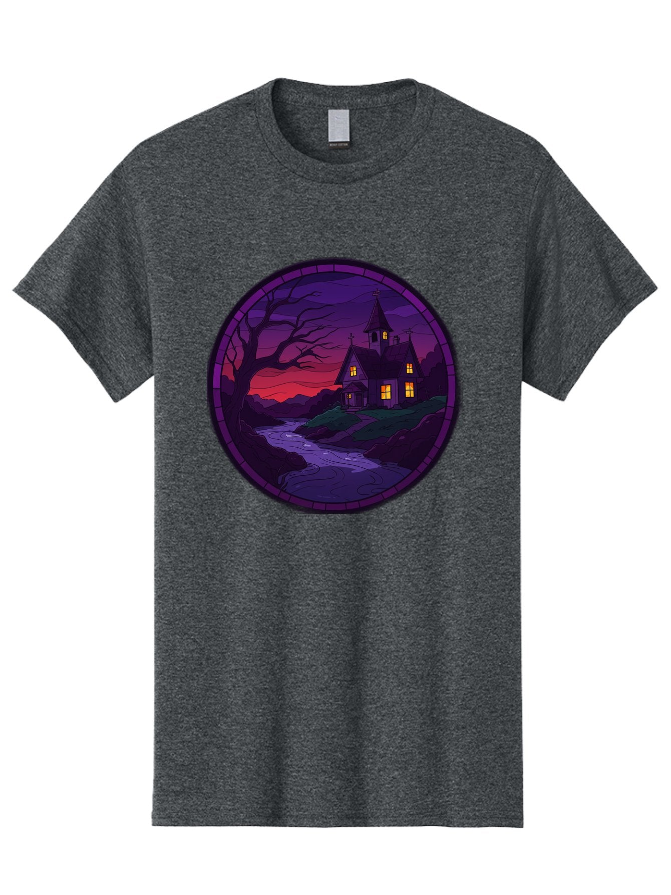 Creepy-Church-By-River Men'S Graphic Tee, 100% Cotton, Comfortable Casual Summer Wear, Machine Washable, Vintage Camera, Old Camera, Antique Camera, Black Camera, Classic Photography, Photography Equipment, Nostalgic Device, Film Camera, Bag358 3