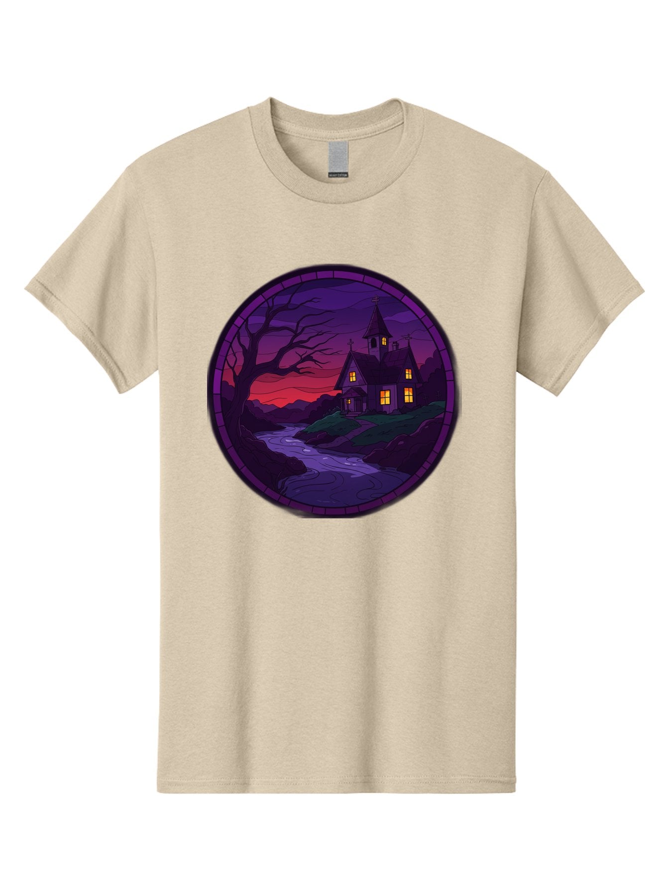 Creepy-Church-By-River Men'S Graphic Tee, 100% Cotton, Comfortable Casual Summer Wear, Machine Washable, Vintage Camera, Old Camera, Antique Camera, Black Camera, Classic Photography, Photography Equipment, Nostalgic Device, Film Camera, Bag358 7