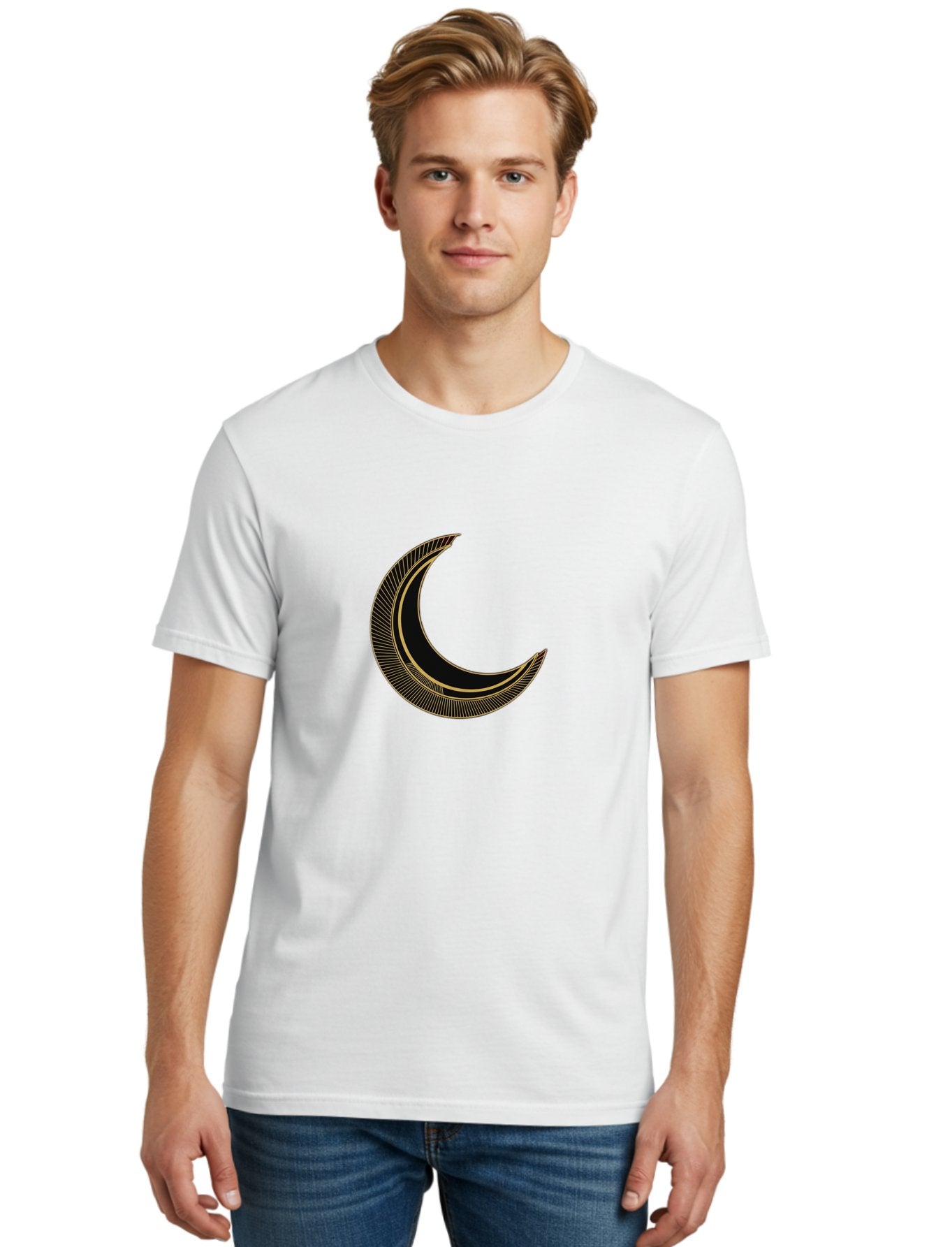 Crescent-Moon-2 Men'S Graphic Tee, 100% Cotton, Comfortable Casual Summer Wear, Machine Washable, Vintage Camera, Old Camera, Antique Camera, Black Camera, Classic Photography, Photography Equipment, Nostalgic Device, Film Camera, Camera Art Bag361 25