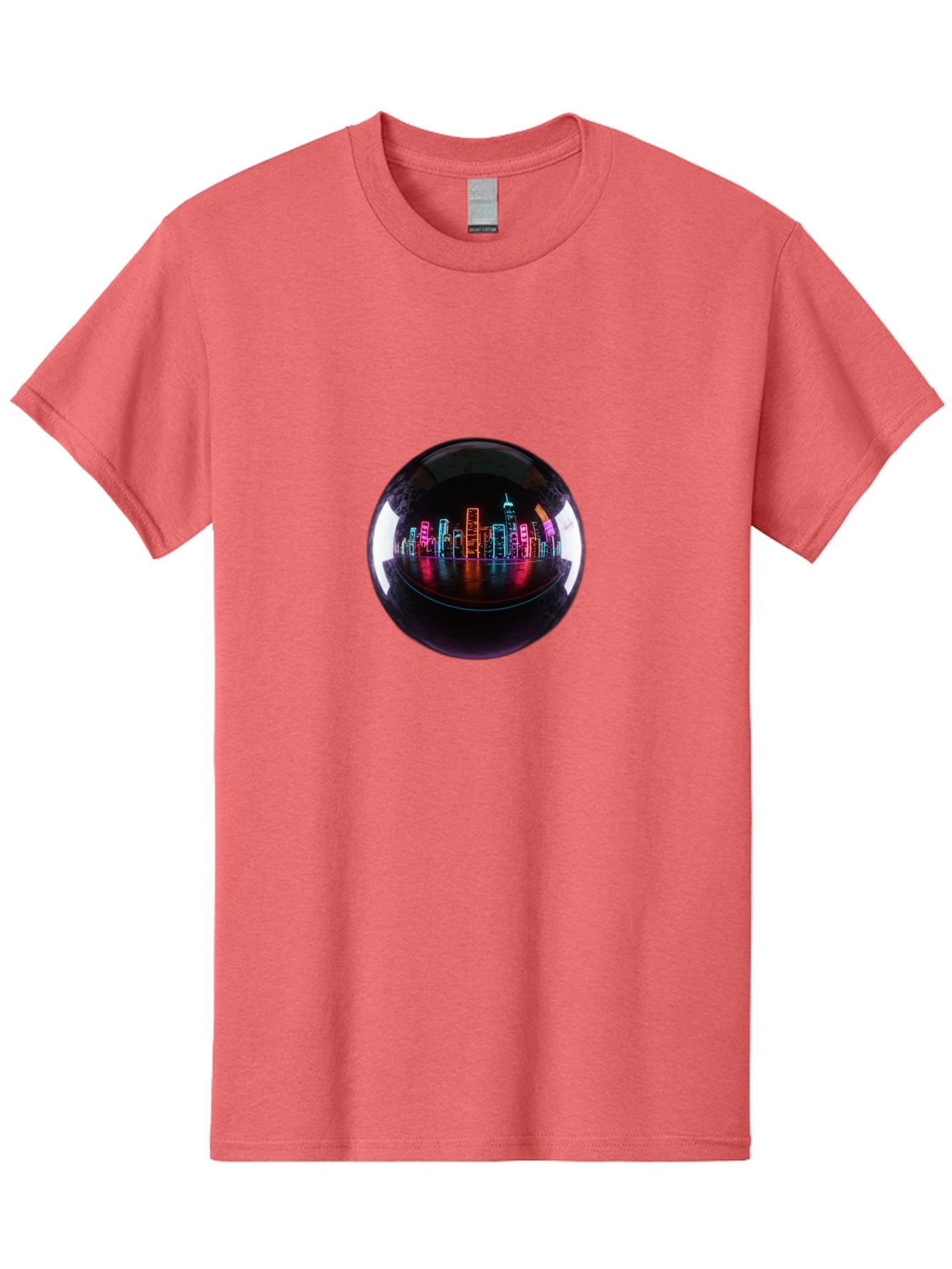 Crystal-Ball-Cityscape Men'S Graphic Tee, 100% Cotton, Comfortable Casual Summer Wear, Machine Washable, Vintage Camera, Old Camera, Antique Camera, Black Camera, Classic Photography, Photography Equipment, Nostalgic Device, Film Camera, Bag367 6