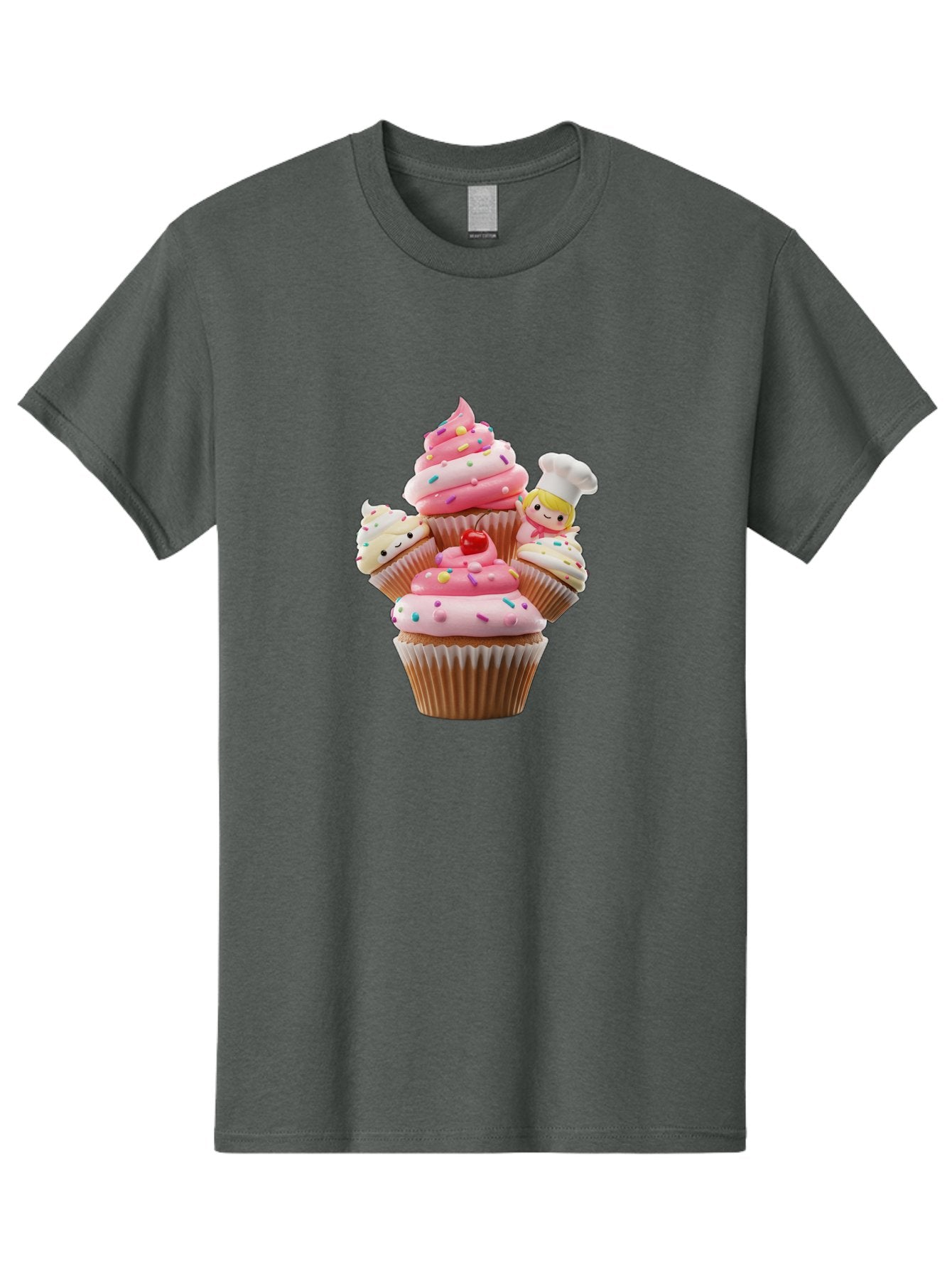 Cupcake-With-Chef Men'S Graphic Tee, 100% Cotton, Comfortable Casual Summer Wear, Machine Washable, Vintage Camera, Old Camera, Antique Camera, Black Camera, Classic Photography, Photography Equipment, Nostalgic Device, Film Camera, Camera Art Bag372 14