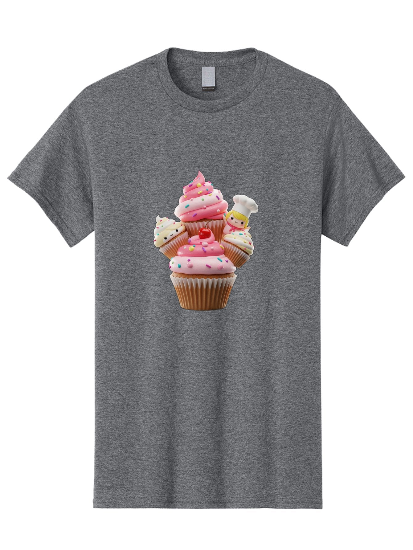 Cupcake-With-Chef Men'S Graphic Tee, 100% Cotton, Comfortable Casual Summer Wear, Machine Washable, Vintage Camera, Old Camera, Antique Camera, Black Camera, Classic Photography, Photography Equipment, Nostalgic Device, Film Camera, Camera Art Bag372 4