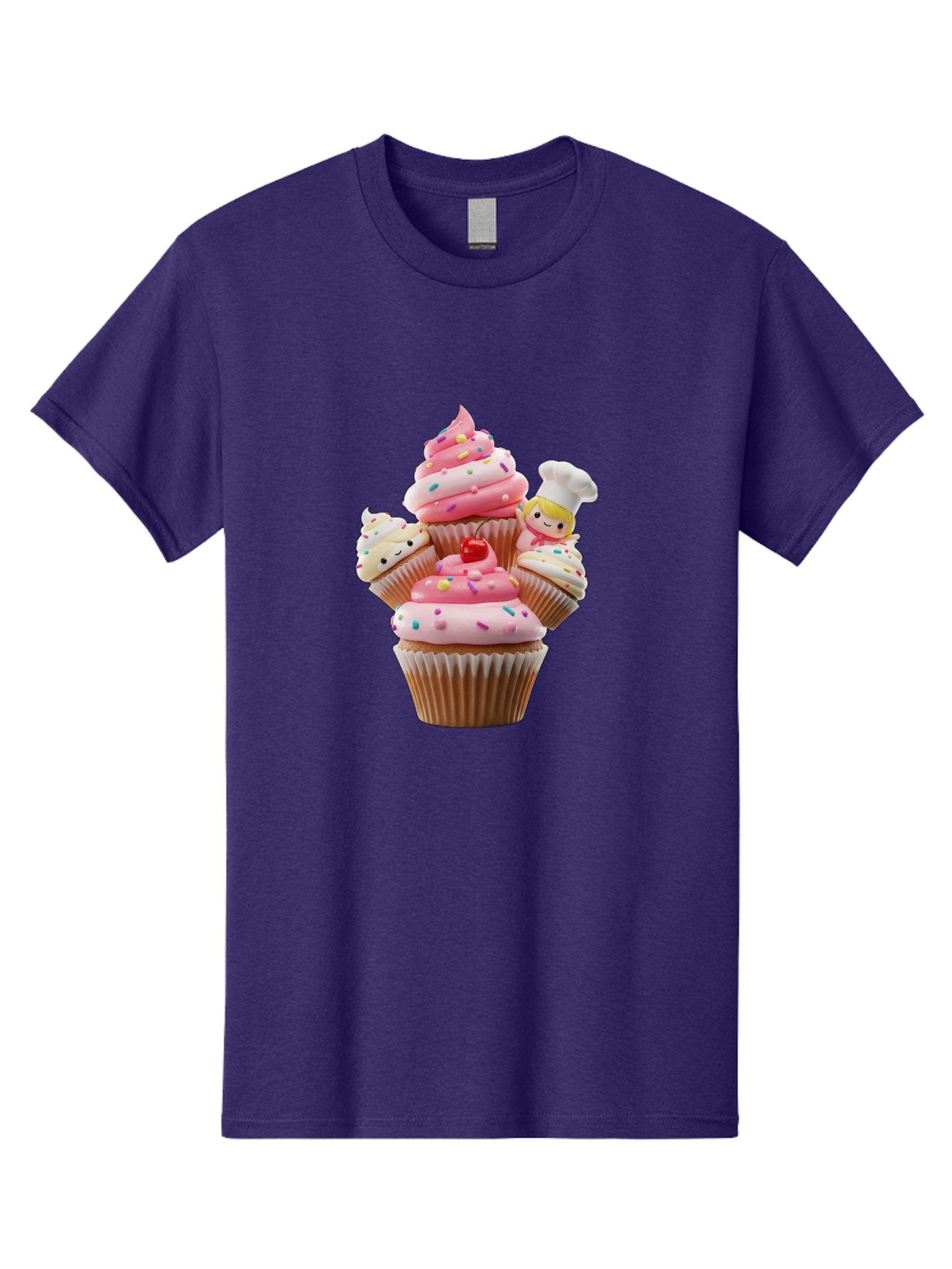 Cupcake-With-Chef Men'S Graphic Tee, 100% Cotton, Comfortable Casual Summer Wear, Machine Washable, Vintage Camera, Old Camera, Antique Camera, Black Camera, Classic Photography, Photography Equipment, Nostalgic Device, Film Camera, Camera Art Bag372