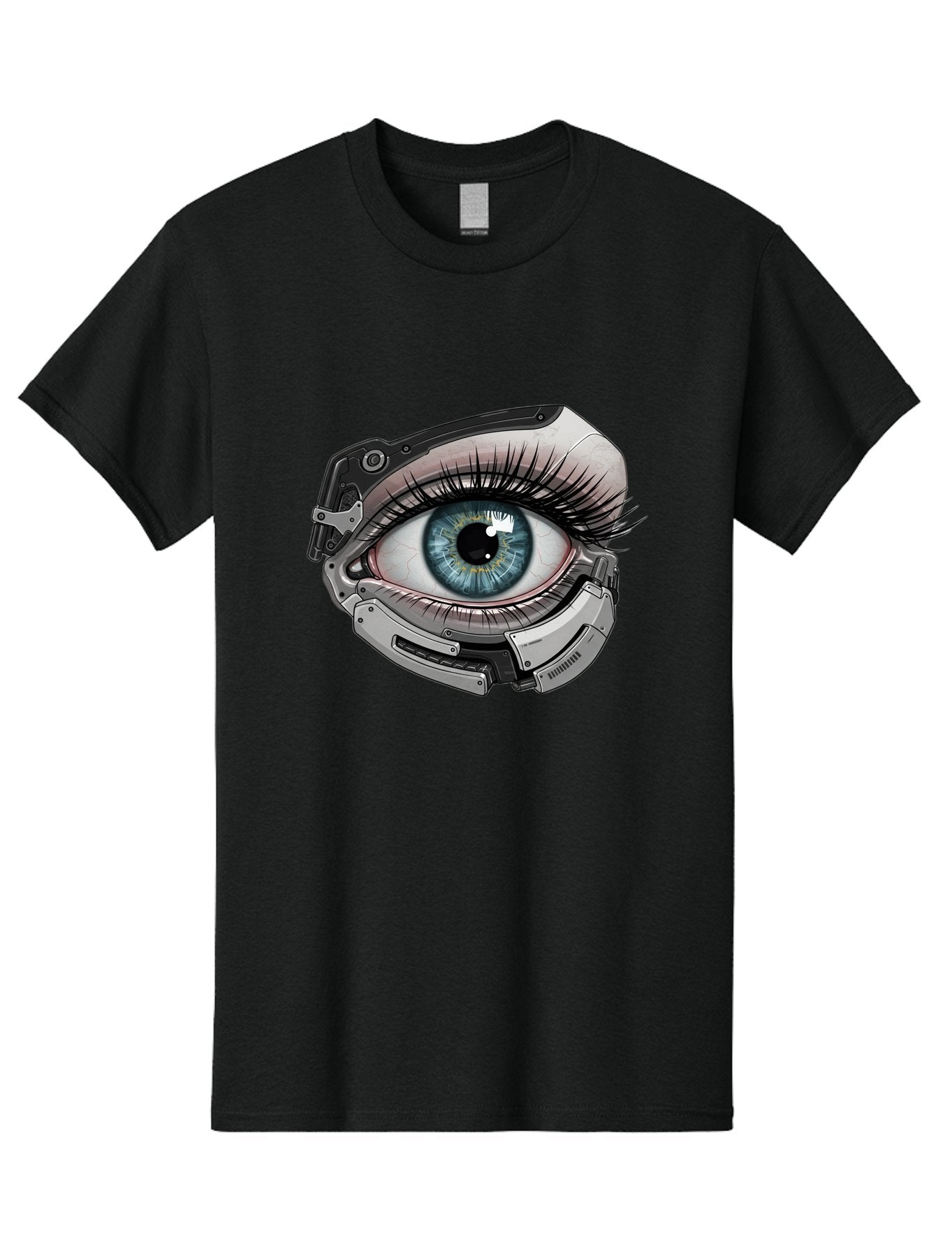 Cyborg-Eye Men'S Graphic Tee, 100% Cotton, Comfortable Casual Summer Wear, Machine Washable, Vintage Camera, Old Camera, Antique Camera, Black Camera, Classic Photography, Photography Equipment, Nostalgic Device, Film Camera, Camera Art Bag376 13