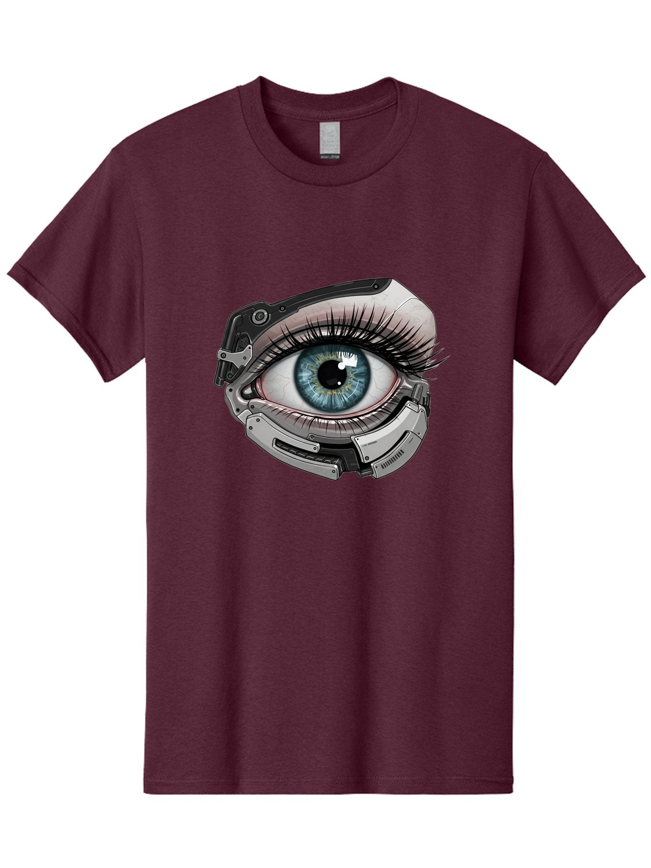Cyborg-Eye Men'S Graphic Tee, 100% Cotton, Comfortable Casual Summer Wear, Machine Washable, Vintage Camera, Old Camera, Antique Camera, Black Camera, Classic Photography, Photography Equipment, Nostalgic Device, Film Camera, Camera Art Bag376 9