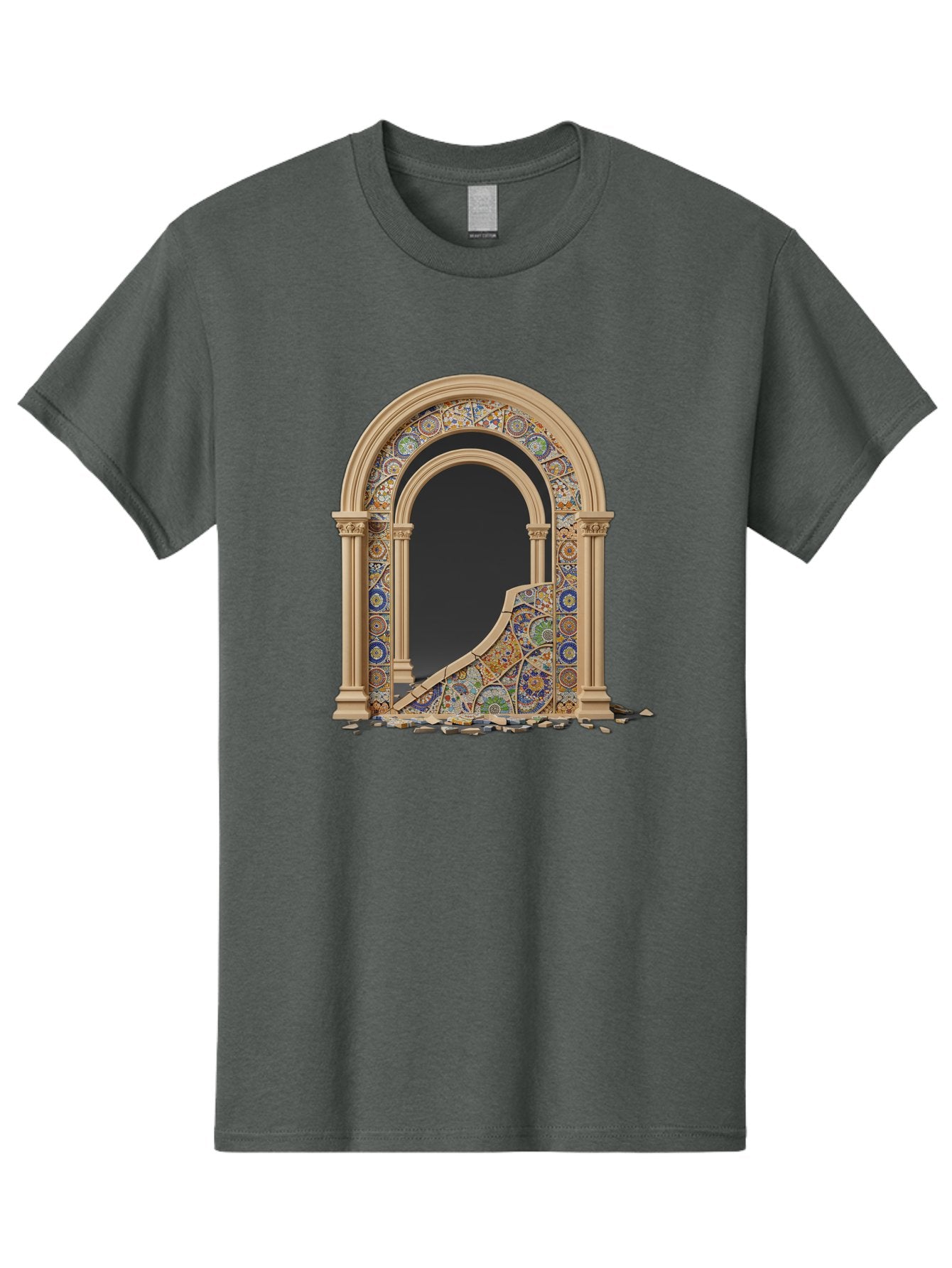 Damaged-Archway Men'S Graphic Tee, 100% Cotton, Comfortable Casual Summer Wear, Machine Washable, Vintage Camera, Old Camera, Antique Camera, Black Camera, Classic Photography, Photography Equipment, Nostalgic Device, Film Camera, Camera Art Bag378 11