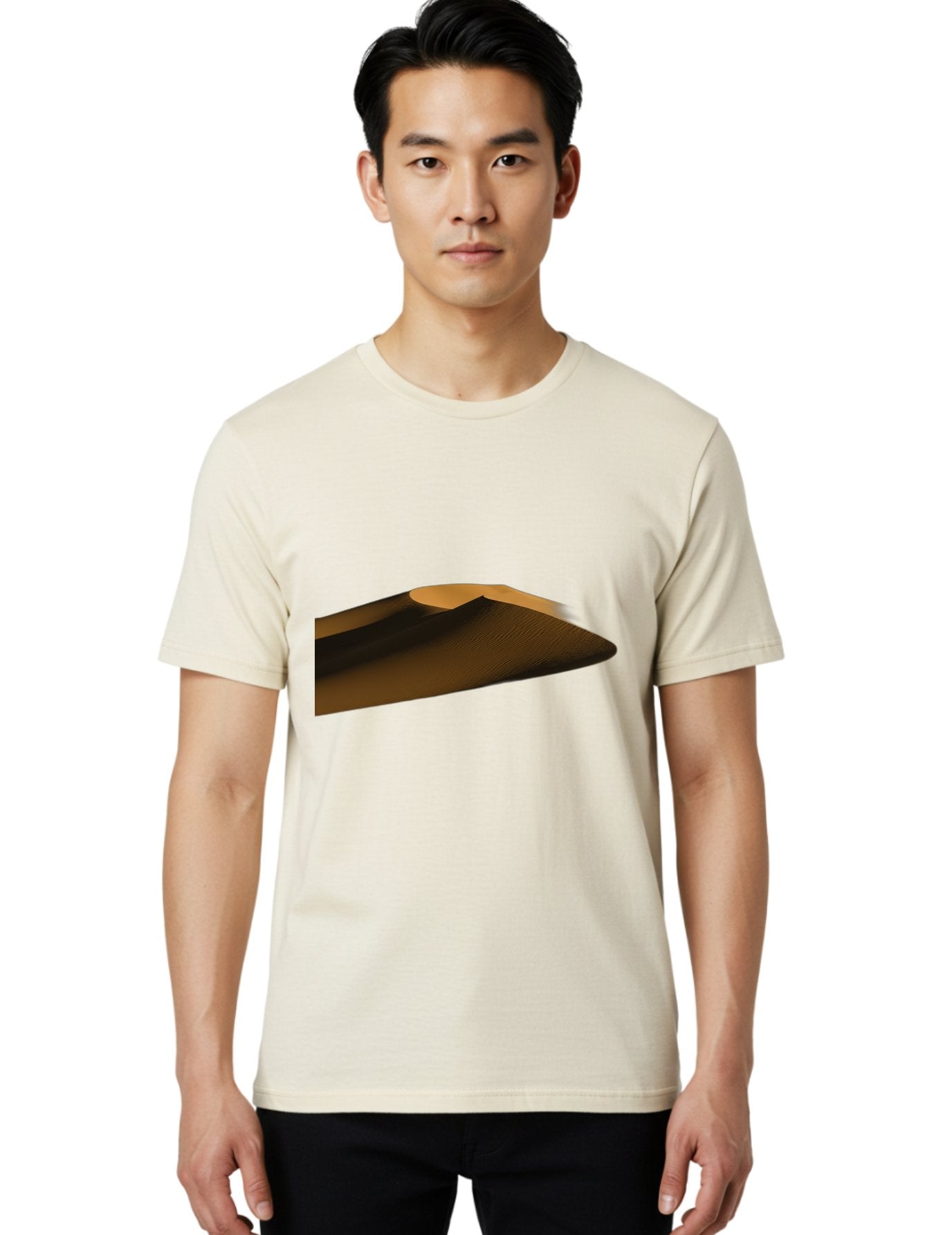 Dark-Brown-And-Beige-Abstract-Digital-Art Men'S Graphic Tee, 100% Cotton, Comfortable Casual Summer Wear, Machine Washable, Vintage Camera, Old Camera, Antique Camera, Black Camera, Classic Photography, Photography Equipment, Nostalgic Device, Bag381 24