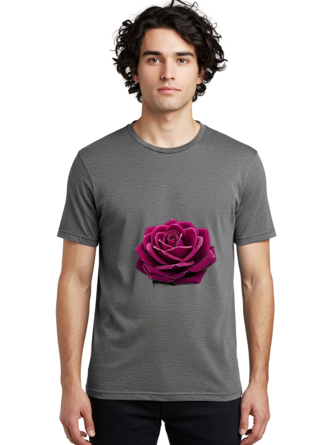 Dark-Purple-Rose Men'S Graphic Tee, 100% Cotton, Comfortable Casual Summer Wear, Machine Washable, Vintage Camera, Old Camera, Antique Camera, Black Camera, Classic Photography, Photography Equipment, Nostalgic Device, Film Camera, Camera Art Bag382 20