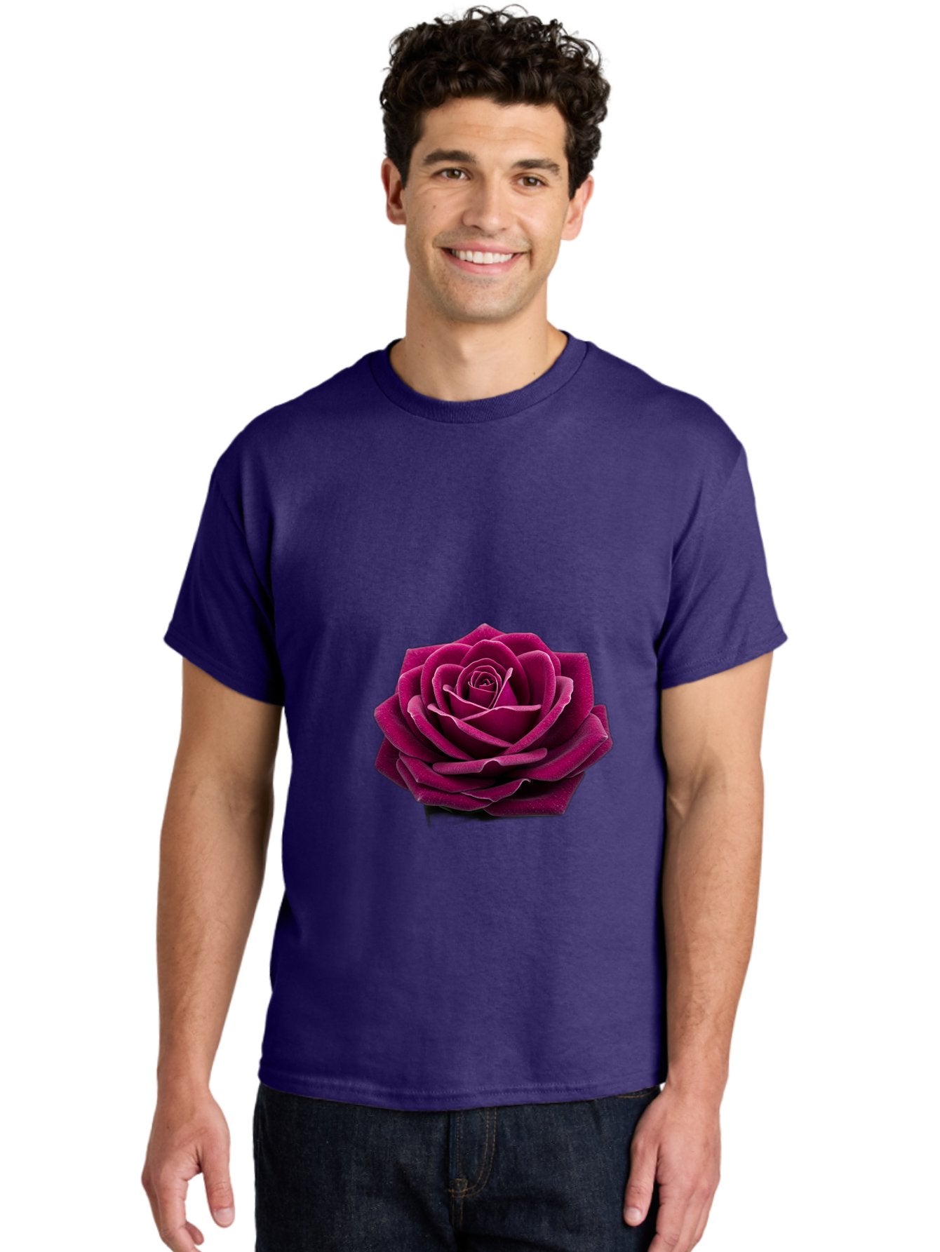 Dark-Purple-Rose Men'S Graphic Tee, 100% Cotton, Comfortable Casual Summer Wear, Machine Washable, Vintage Camera, Old Camera, Antique Camera, Black Camera, Classic Photography, Photography Equipment, Nostalgic Device, Film Camera, Camera Art Bag382 28