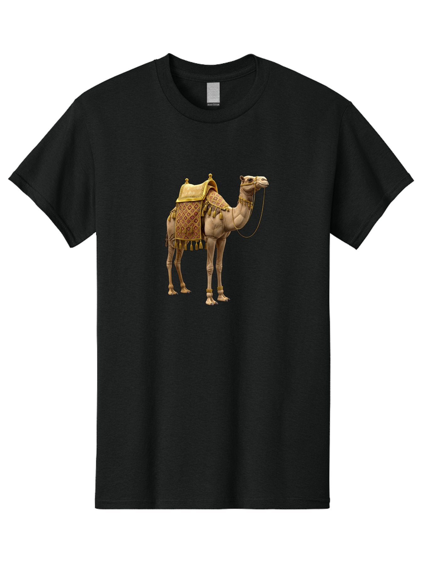Decorated-Camel Men'S Graphic Tee, 100% Cotton, Comfortable Casual Summer Wear, Machine Washable, Vintage Camera, Old Camera, Antique Camera, Black Camera, Classic Photography, Photography Equipment, Nostalgic Device, Film Camera, Camera Art Bag384