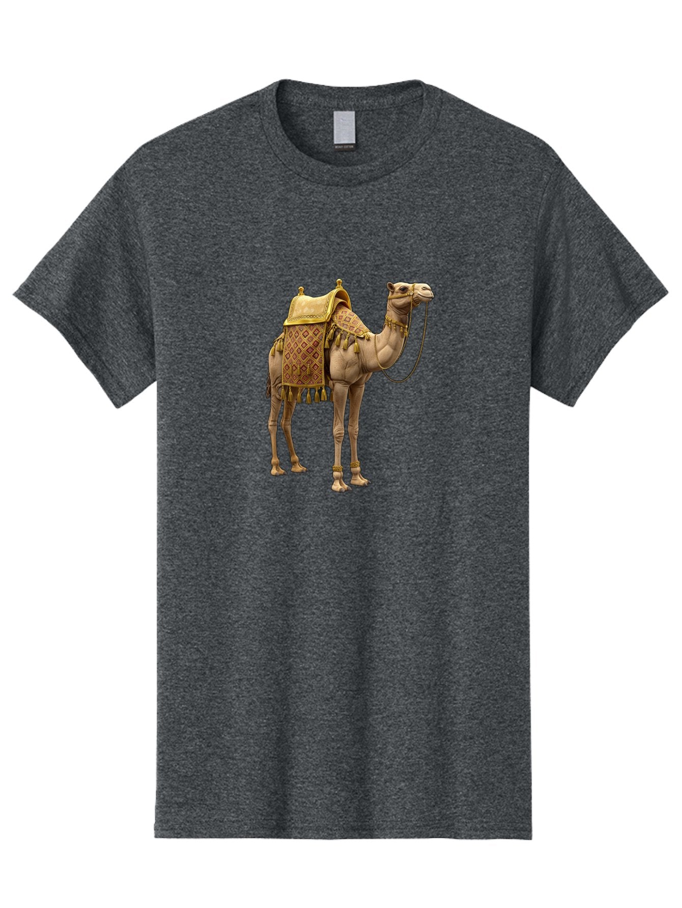 Decorated-Camel Men'S Graphic Tee, 100% Cotton, Comfortable Casual Summer Wear, Machine Washable, Vintage Camera, Old Camera, Antique Camera, Black Camera, Classic Photography, Photography Equipment, Nostalgic Device, Film Camera, Camera Art Bag384 4