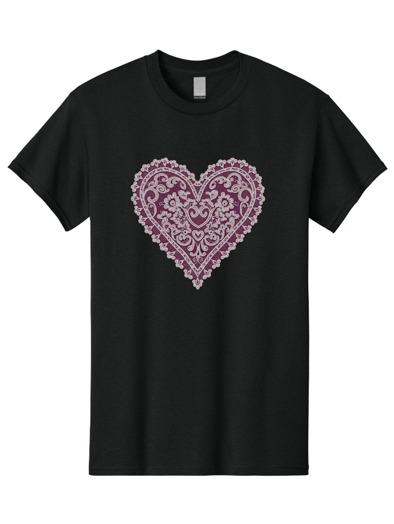 Decorative-Heart-Lace Men'S Graphic Tee, 100% Cotton, Comfortable Casual Summer Wear, Machine Washable, Vintage Camera, Old Camera, Antique Camera, Black Camera, Classic Photography, Photography Equipment, Nostalgic Device, Film Camera, Bag385 10