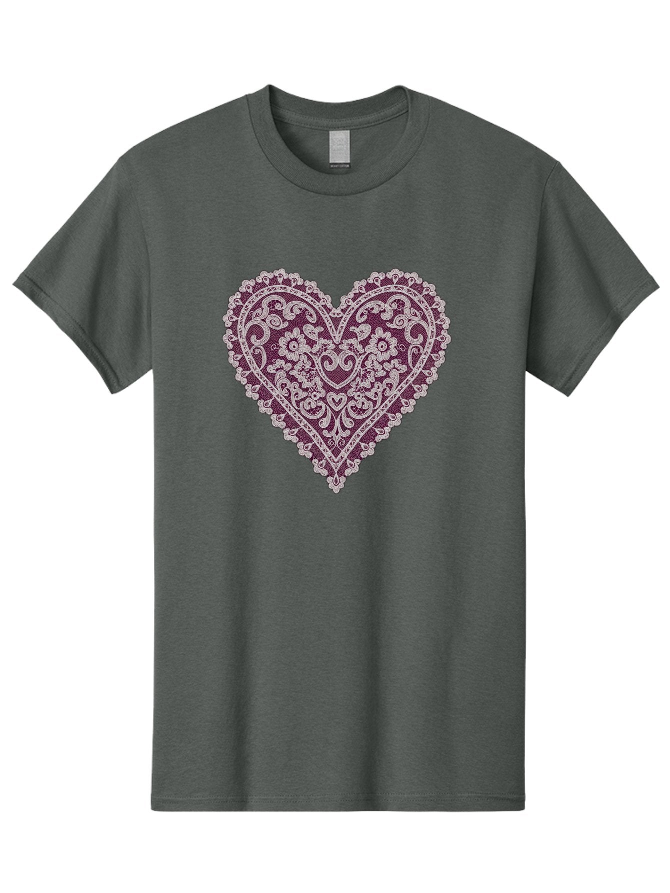 Decorative-Heart-Lace Men'S Graphic Tee, 100% Cotton, Comfortable Casual Summer Wear, Machine Washable, Vintage Camera, Old Camera, Antique Camera, Black Camera, Classic Photography, Photography Equipment, Nostalgic Device, Film Camera, Bag385