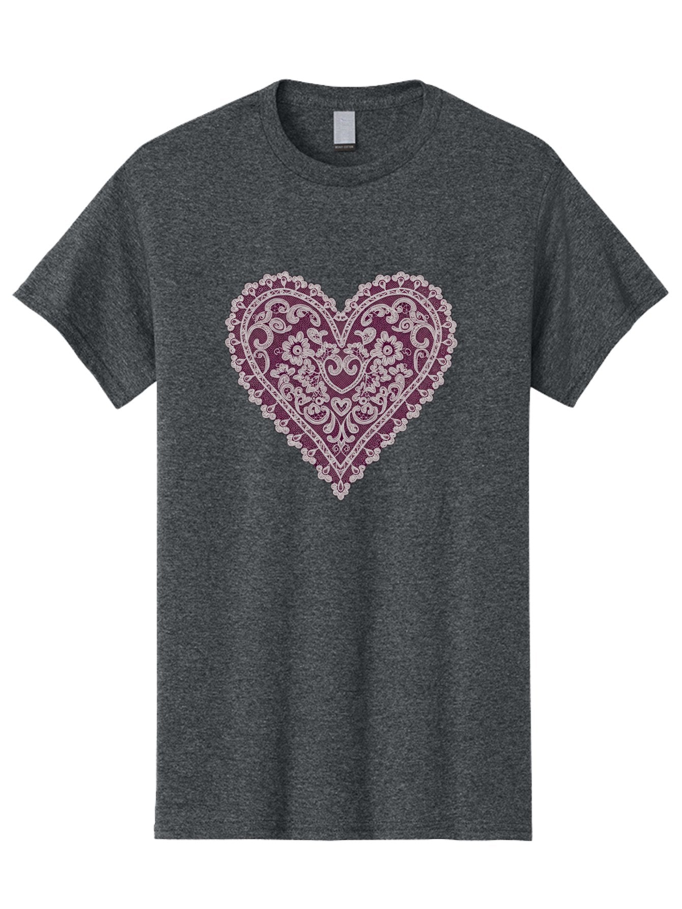 Decorative-Heart-Lace Men'S Graphic Tee, 100% Cotton, Comfortable Casual Summer Wear, Machine Washable, Vintage Camera, Old Camera, Antique Camera, Black Camera, Classic Photography, Photography Equipment, Nostalgic Device, Film Camera, Bag385 15