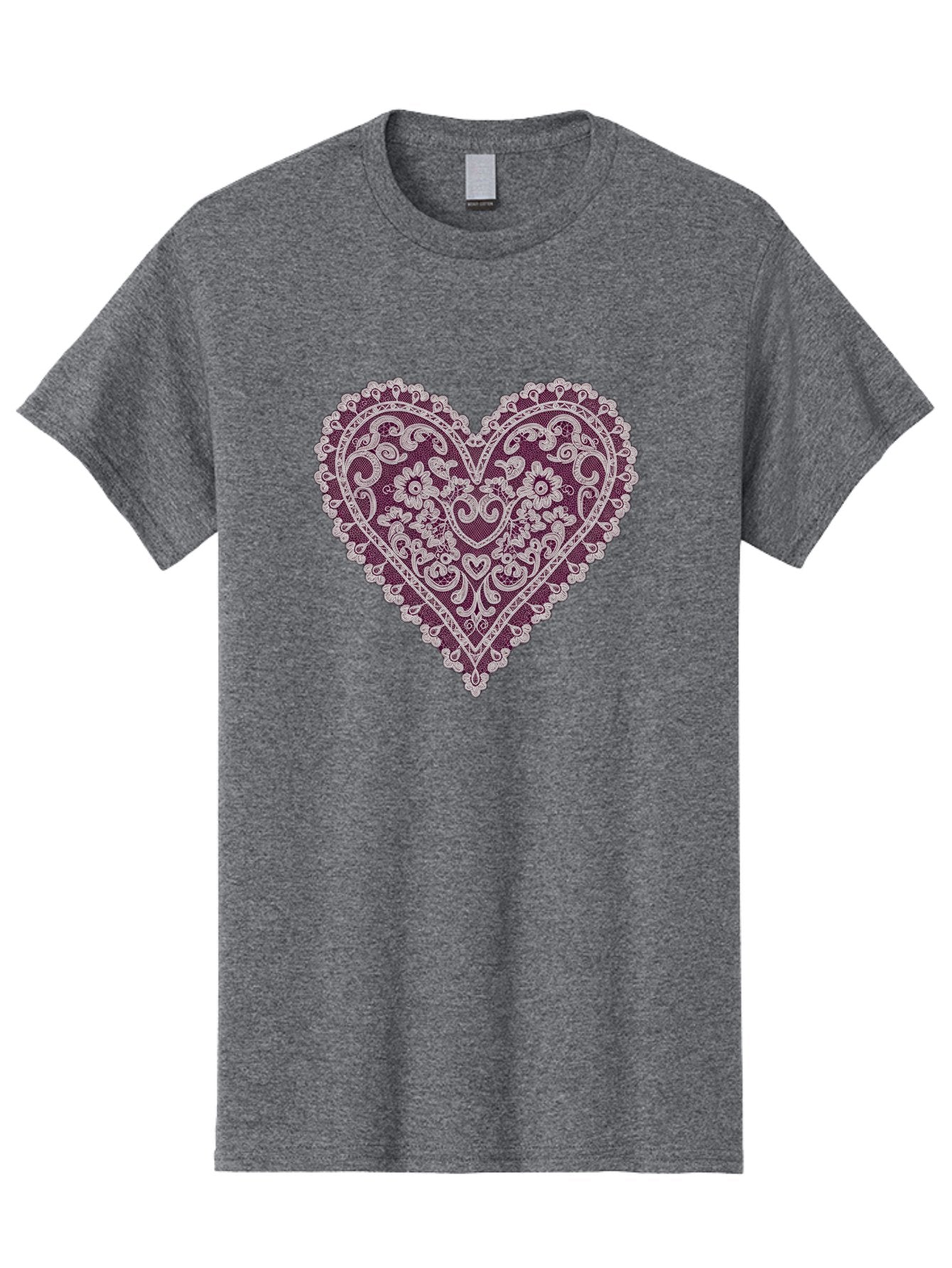 Decorative-Heart-Lace Men'S Graphic Tee, 100% Cotton, Comfortable Casual Summer Wear, Machine Washable, Vintage Camera, Old Camera, Antique Camera, Black Camera, Classic Photography, Photography Equipment, Nostalgic Device, Film Camera, Bag385 8