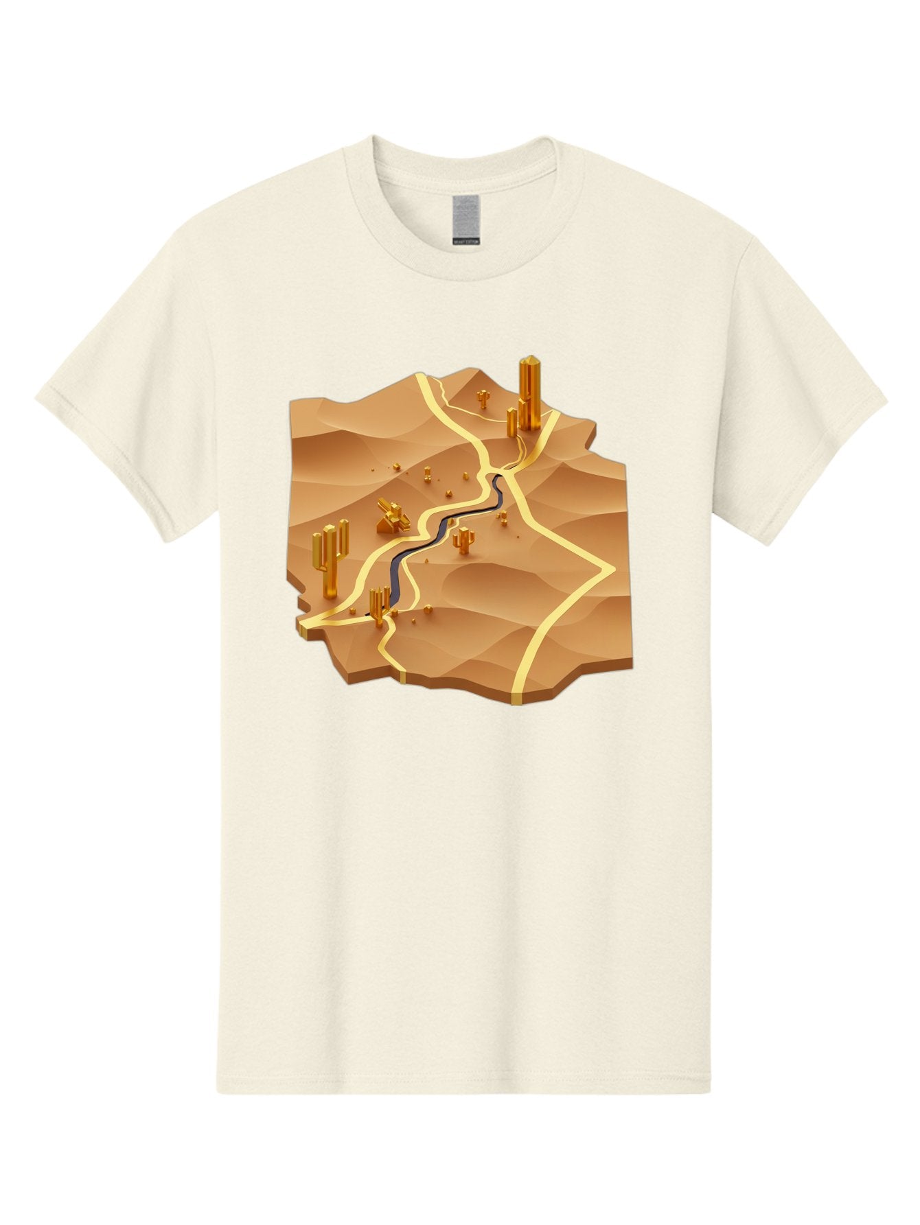 Desert-Landscape-Isometric-Map Men'S Graphic Tee, 100% Cotton, Comfortable Casual Summer Wear, Machine Washable, Vintage Camera, Old Camera, Antique Camera, Black Camera, Classic Photography, Photography Equipment, Nostalgic Device, Bag388 14