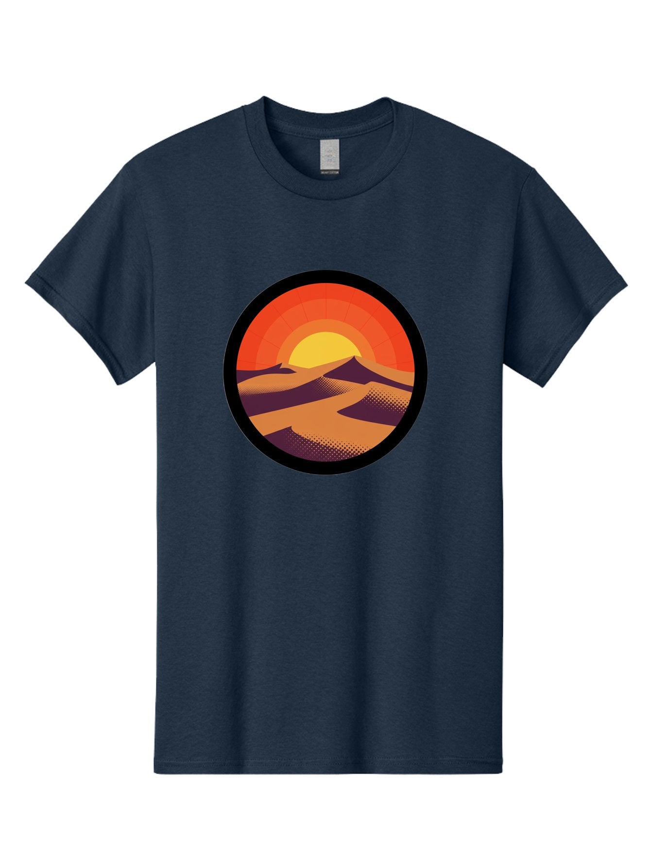 Desert-Sunset-1 Men'S Graphic Tee, 100% Cotton, Comfortable Casual Summer Wear, Machine Washable, Vintage Camera, Old Camera, Antique Camera, Black Camera, Classic Photography, Photography Equipment, Nostalgic Device, Film Camera, Camera Art Bag389 10