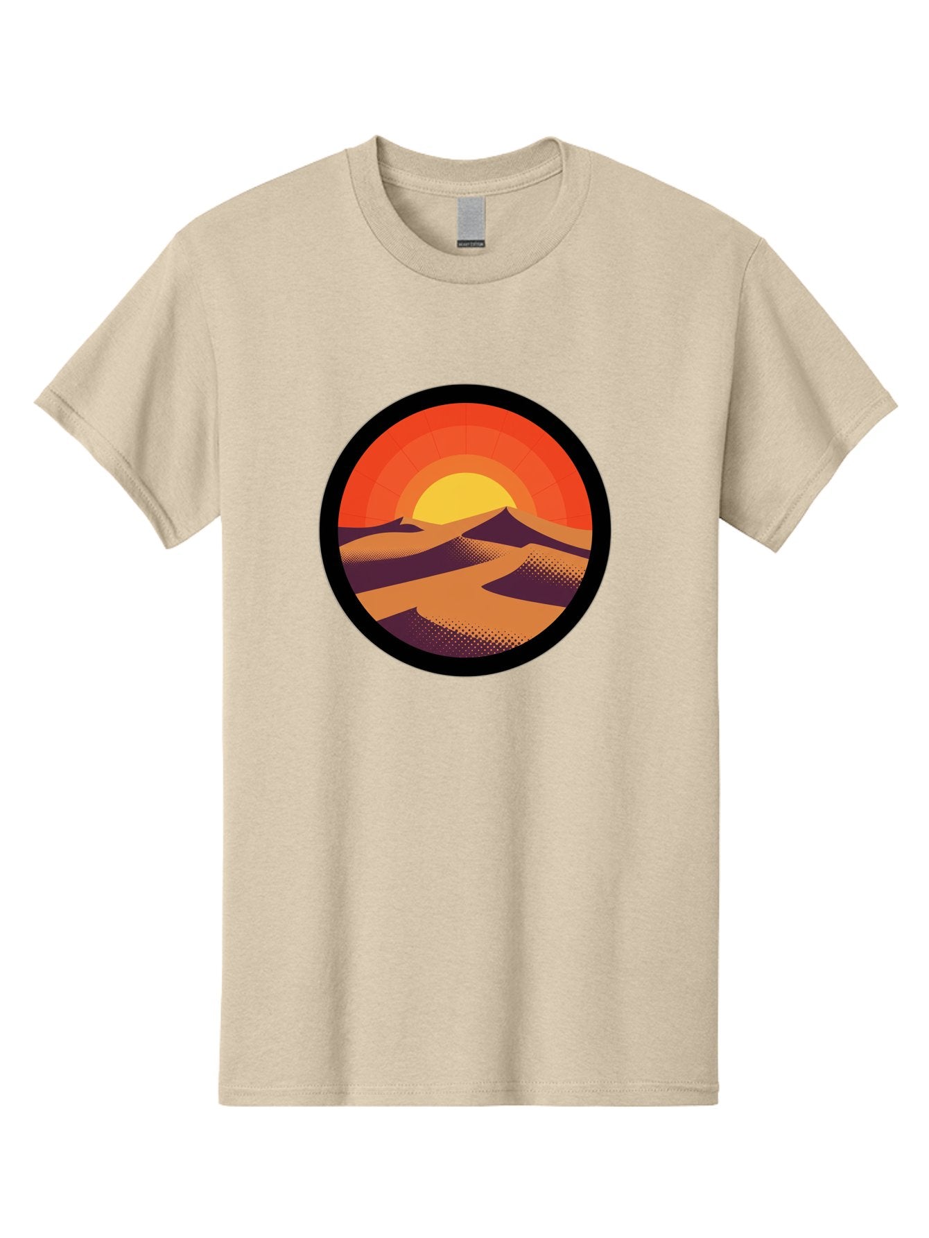 Desert-Sunset-1 Men'S Graphic Tee, 100% Cotton, Comfortable Casual Summer Wear, Machine Washable, Vintage Camera, Old Camera, Antique Camera, Black Camera, Classic Photography, Photography Equipment, Nostalgic Device, Film Camera, Camera Art Bag389 15