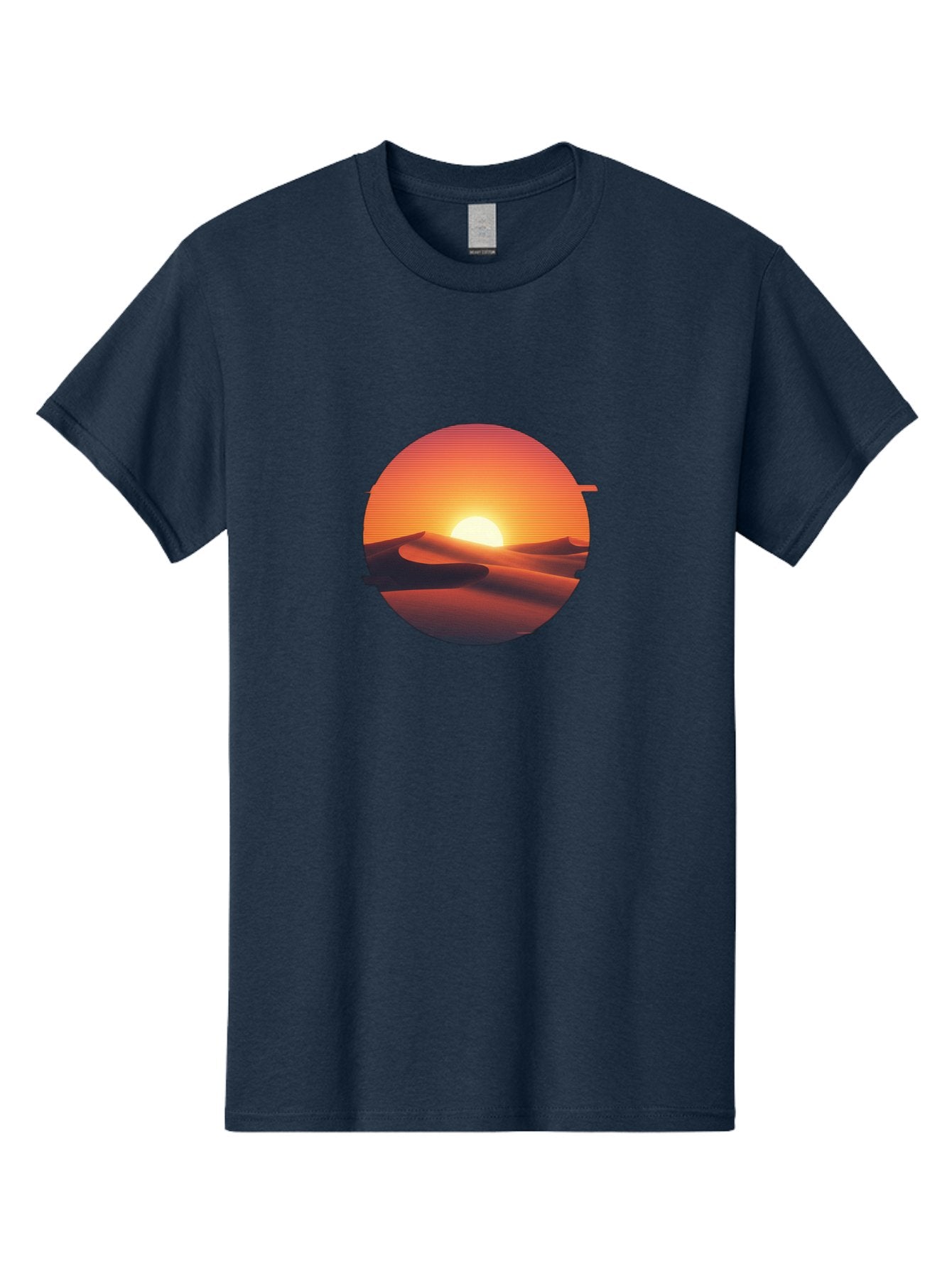 Desert-Sunset-2 Men'S Graphic Tee, 100% Cotton, Comfortable Casual Summer Wear, Machine Washable, Vintage Camera, Old Camera, Antique Camera, Black Camera, Classic Photography, Photography Equipment, Nostalgic Device, Film Camera, Camera Art Bag390