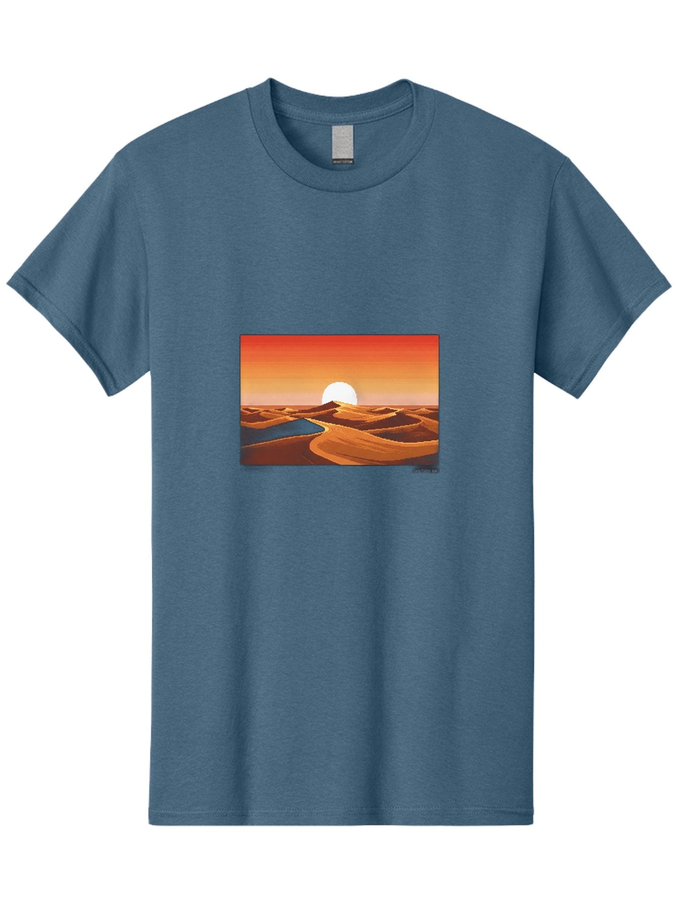 Desert-Sunset-3 Men'S Graphic Tee, 100% Cotton, Comfortable Casual Summer Wear, Machine Washable, Vintage Camera, Old Camera, Antique Camera, Black Camera, Classic Photography, Photography Equipment, Nostalgic Device, Film Camera, Camera Art Bag391 4