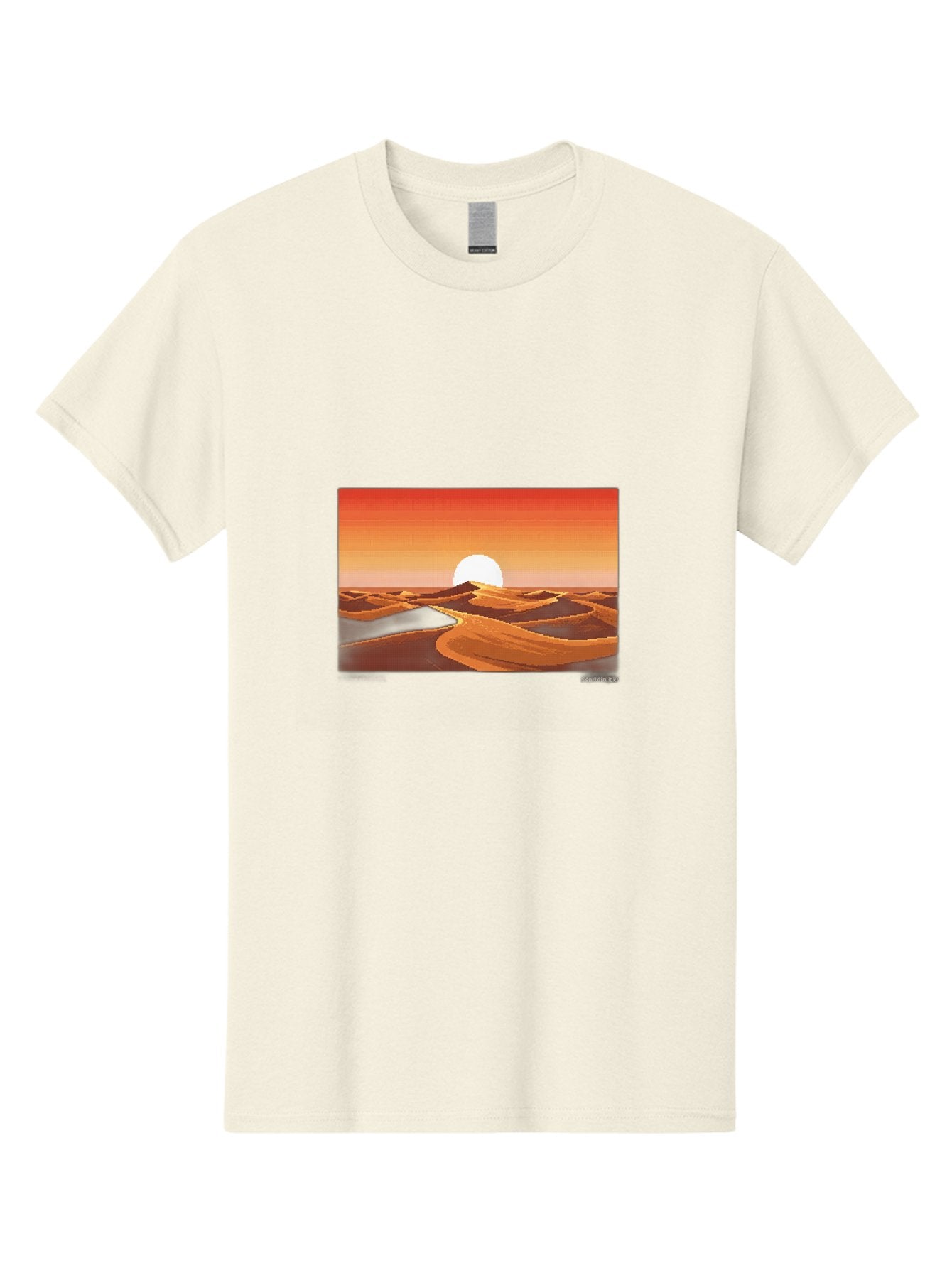 Desert-Sunset-3 Men'S Graphic Tee, 100% Cotton, Comfortable Casual Summer Wear, Machine Washable, Vintage Camera, Old Camera, Antique Camera, Black Camera, Classic Photography, Photography Equipment, Nostalgic Device, Film Camera, Camera Art Bag391 3