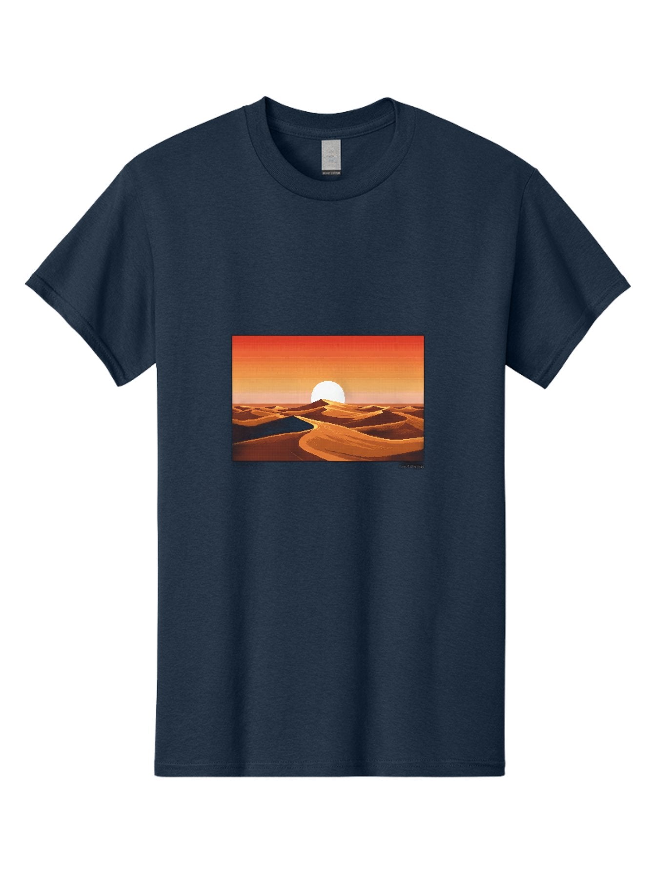 Desert-Sunset-3 Men'S Graphic Tee, 100% Cotton, Comfortable Casual Summer Wear, Machine Washable, Vintage Camera, Old Camera, Antique Camera, Black Camera, Classic Photography, Photography Equipment, Nostalgic Device, Film Camera, Camera Art Bag391