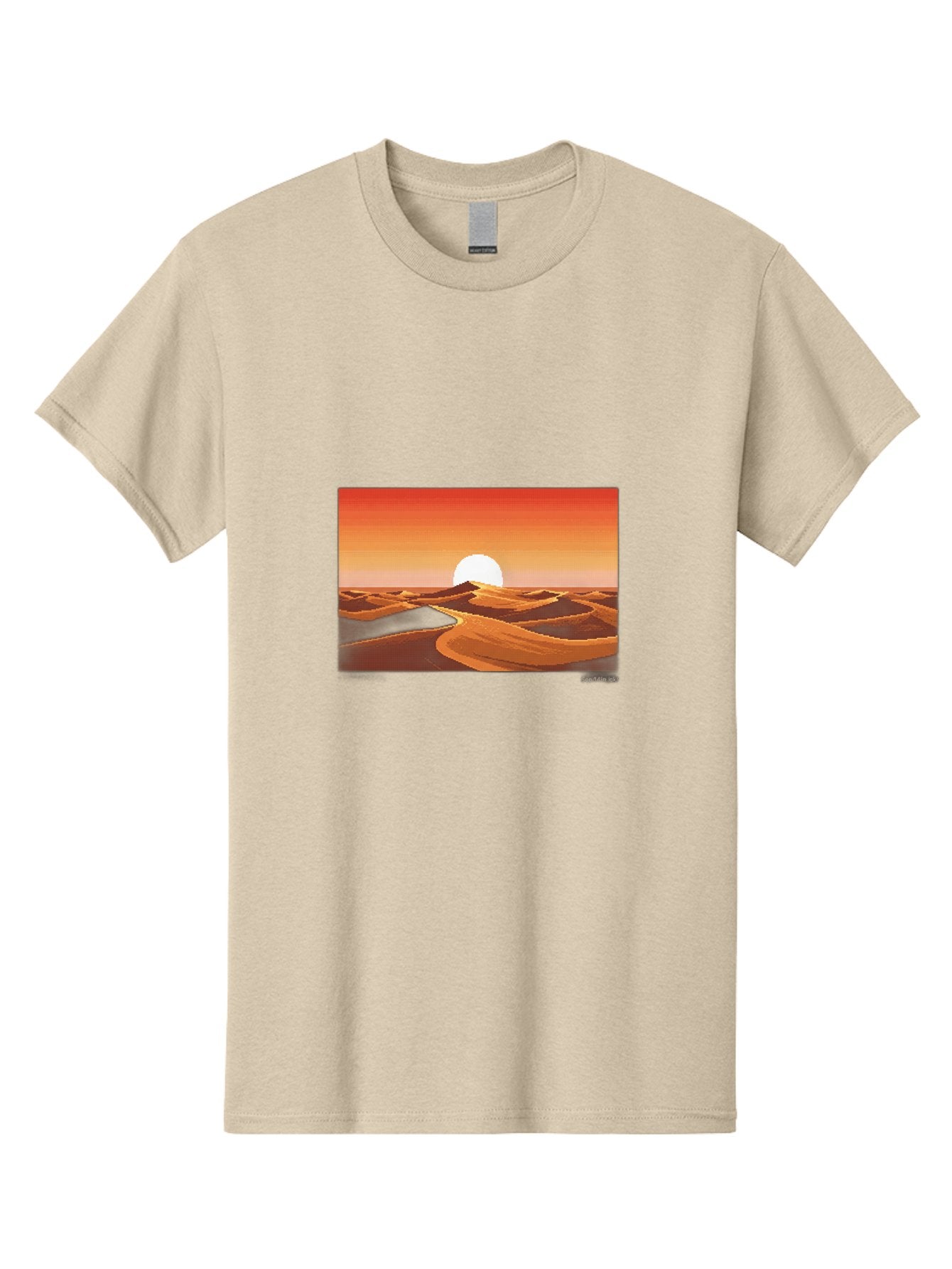 Desert-Sunset-3 Men'S Graphic Tee, 100% Cotton, Comfortable Casual Summer Wear, Machine Washable, Vintage Camera, Old Camera, Antique Camera, Black Camera, Classic Photography, Photography Equipment, Nostalgic Device, Film Camera, Camera Art Bag391 6