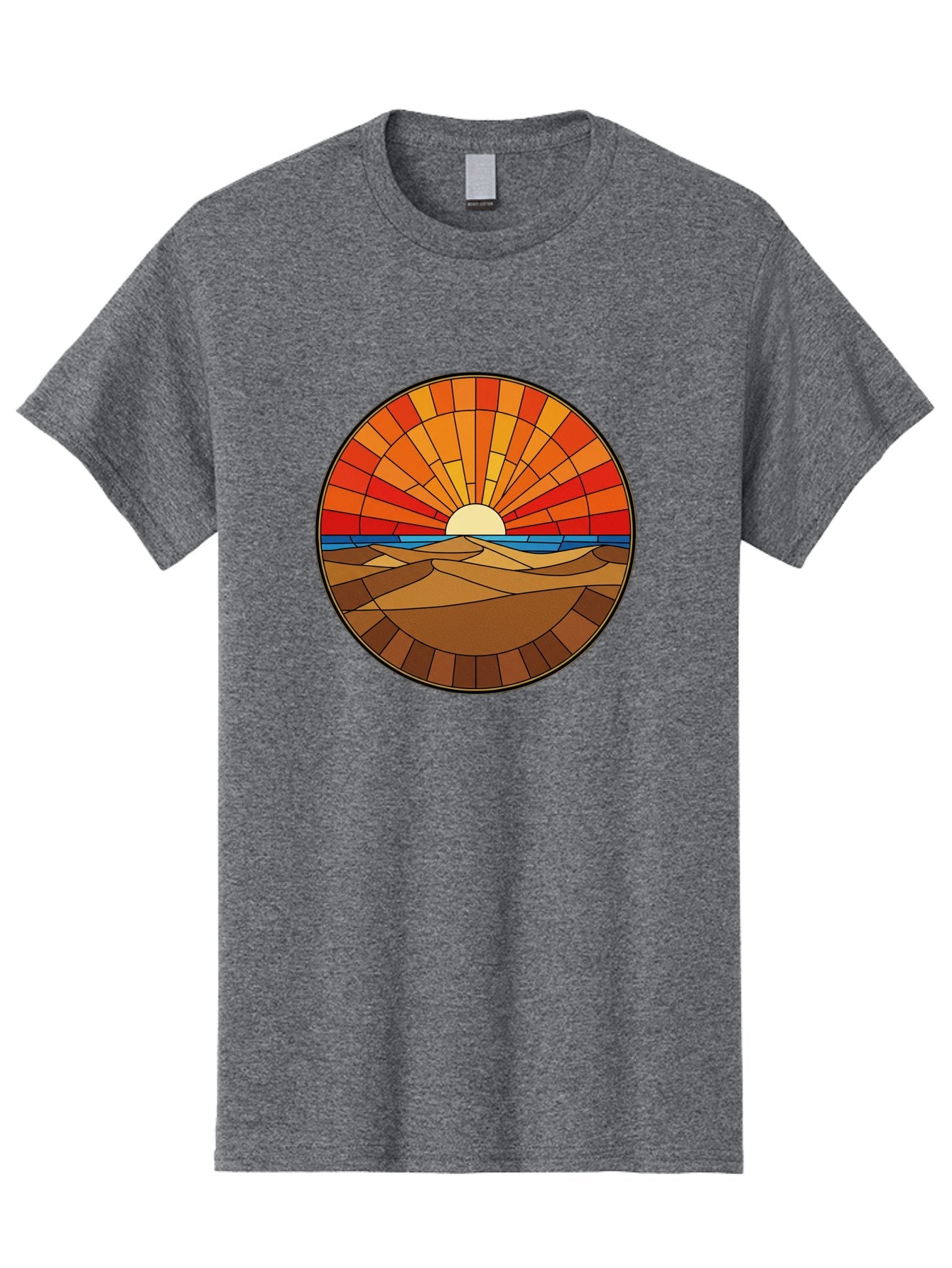 Desert-Sunset-4 Men'S Graphic Tee, 100% Cotton, Comfortable Casual Summer Wear, Machine Washable, Vintage Camera, Old Camera, Antique Camera, Black Camera, Classic Photography, Photography Equipment, Nostalgic Device, Film Camera, Camera Art Bag392 7