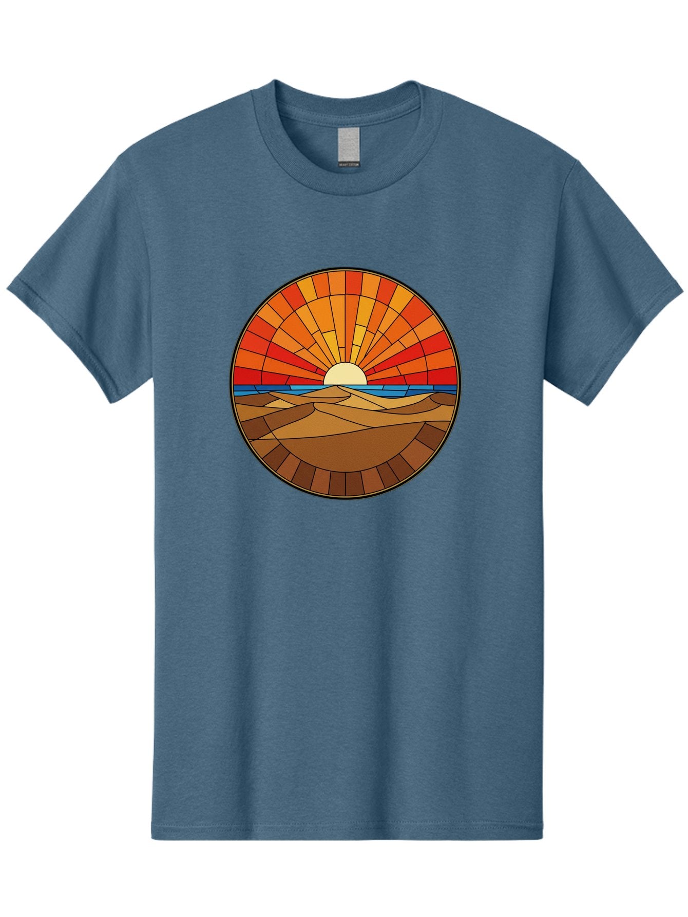 Desert-Sunset-4 Men'S Graphic Tee, 100% Cotton, Comfortable Casual Summer Wear, Machine Washable, Vintage Camera, Old Camera, Antique Camera, Black Camera, Classic Photography, Photography Equipment, Nostalgic Device, Film Camera, Camera Art Bag392 6