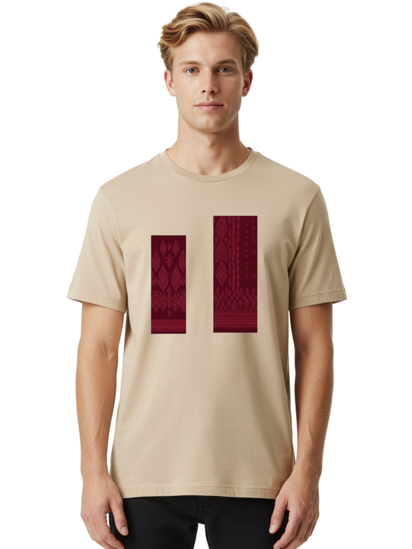 Diamond-Patterned-Rectangles Men'S Graphic Tee, 100% Cotton, Comfortable Casual Summer Wear, Machine Washable, Vintage Camera, Old Camera, Antique Camera, Black Camera, Classic Photography, Photography Equipment, Nostalgic Device, Film Camera, Bag397 29