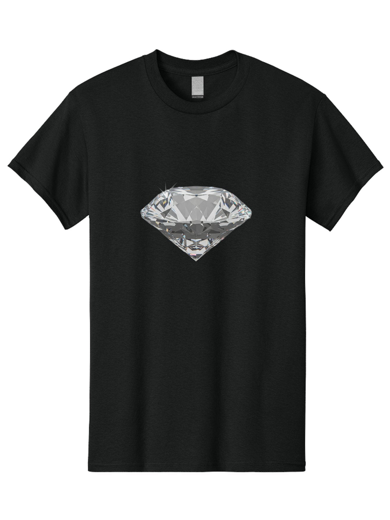 Diamond Men'S Graphic Tee, 100% Cotton, Comfortable Casual Summer Wear, Machine Washable, Vintage Camera, Old Camera, Antique Camera, Black Camera, Classic Photography, Photography Equipment, Nostalgic Device, Film Camera, Camera Art Bag399