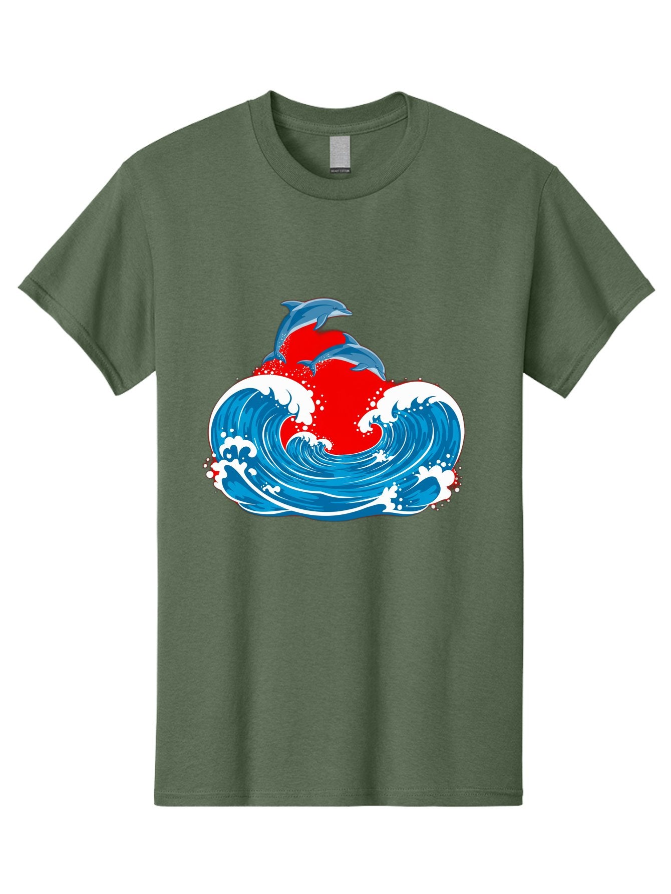 Dolphins-Jumping-Wave Men'S Graphic Tee, 100% Cotton, Comfortable Casual Summer Wear, Machine Washable, Vintage Camera, Old Camera, Antique Camera, Black Camera, Classic Photography, Photography Equipment, Nostalgic Device, Film Camera, Bag401 10